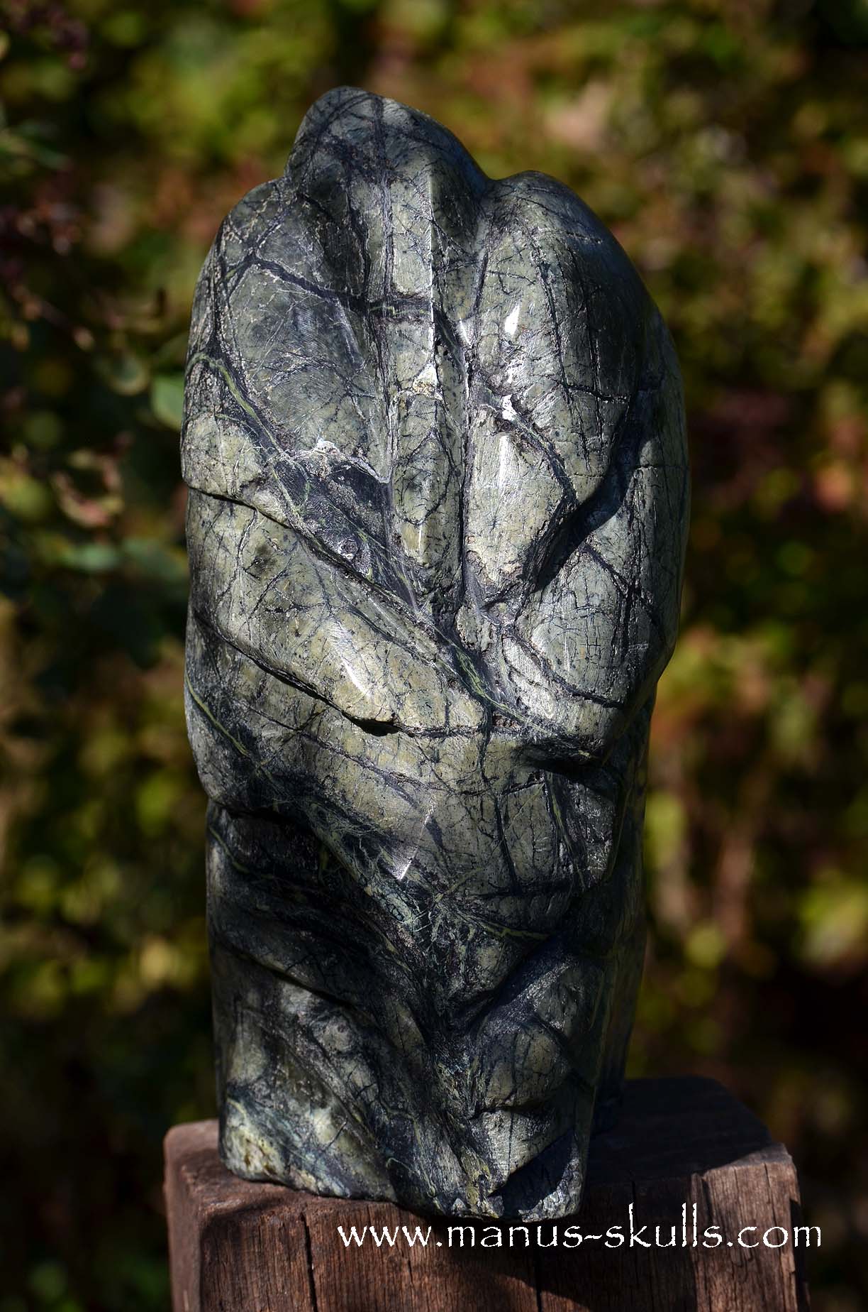 (Greek) SERPENTINE Forrest Spirit Tribal Skull Face