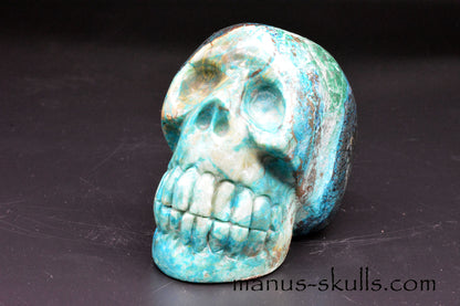 Shattuckite, Chrysocolla Skull