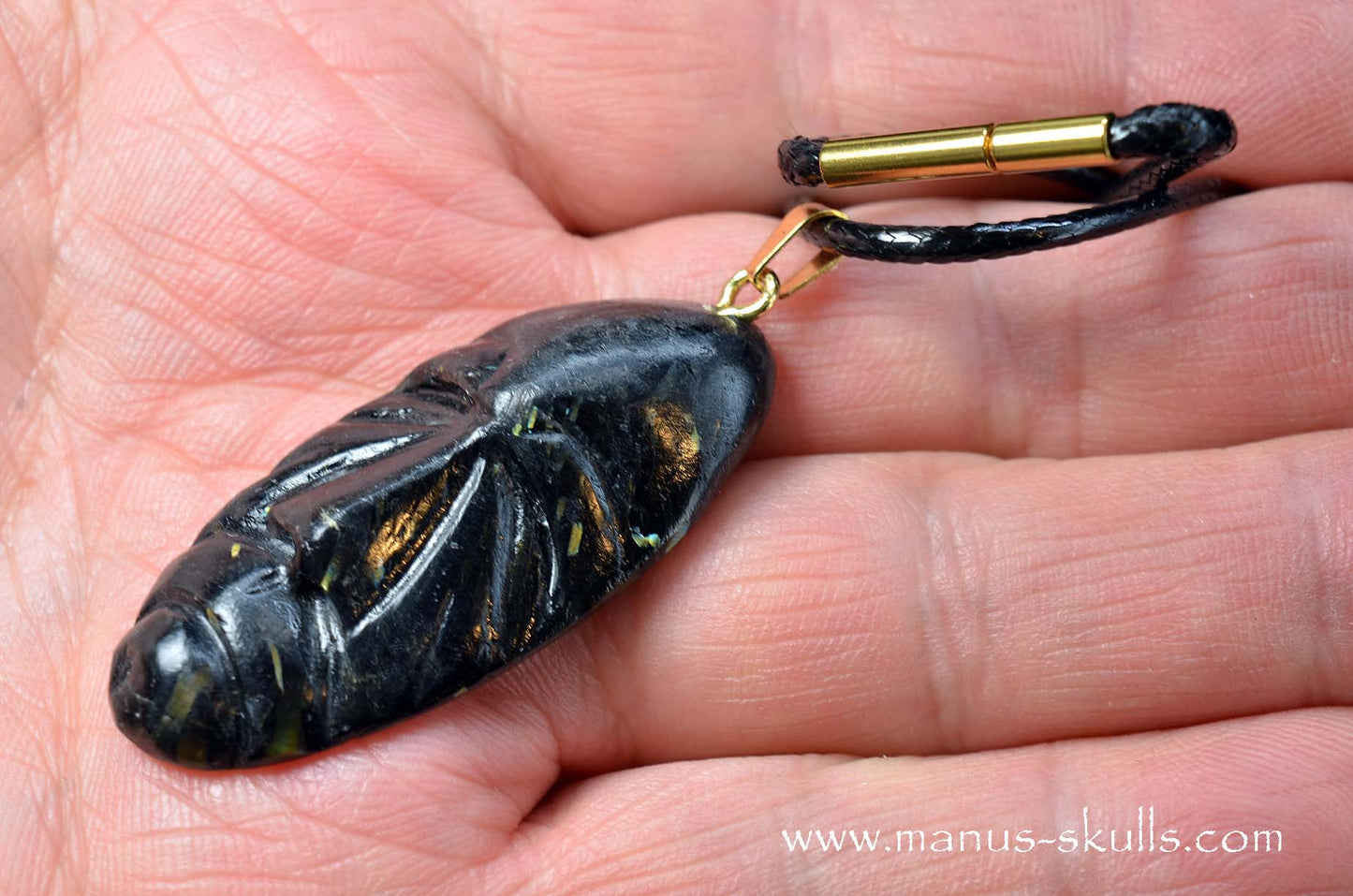 Nuummite Tribal Pendant