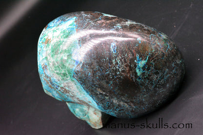 Shattuckite, Chrysocolla Skull