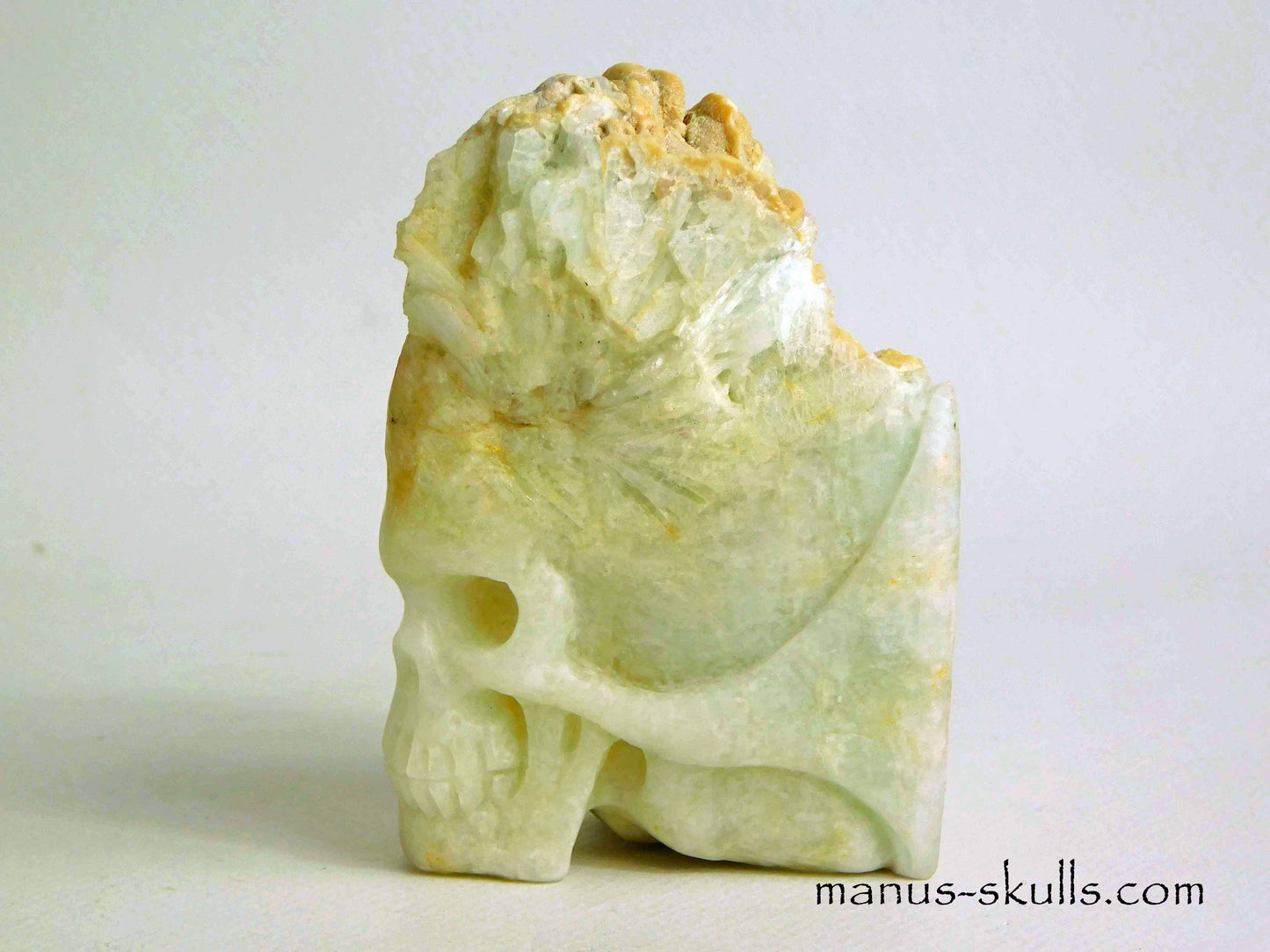 Aquamarine ~ Beryl Skull