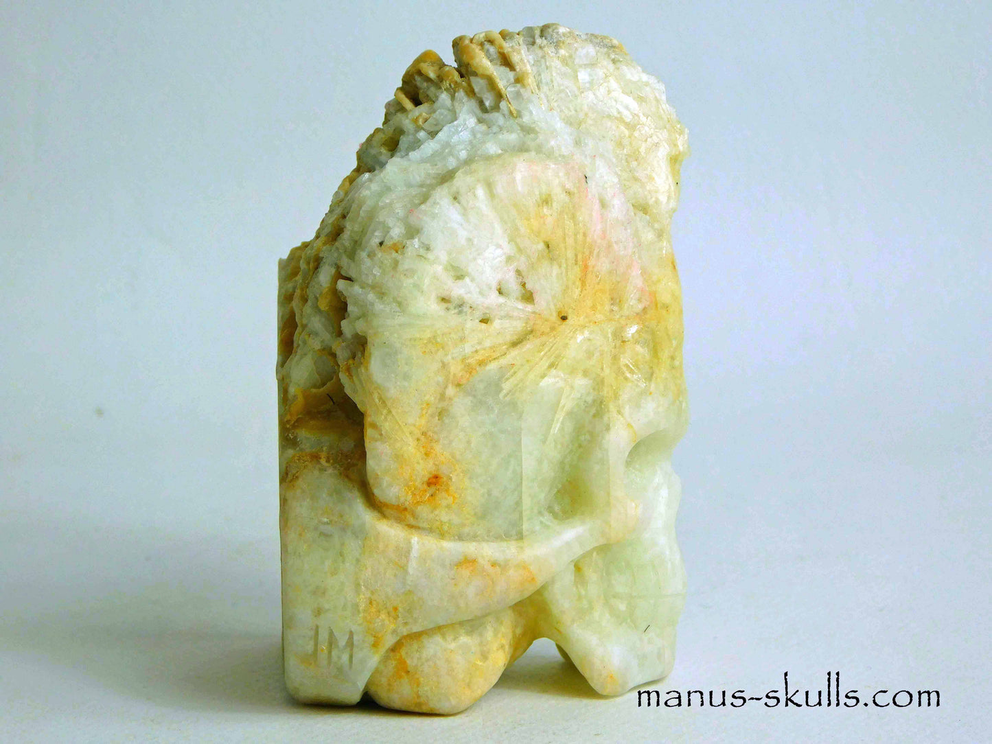 Aquamarine ~ Beryl Skull