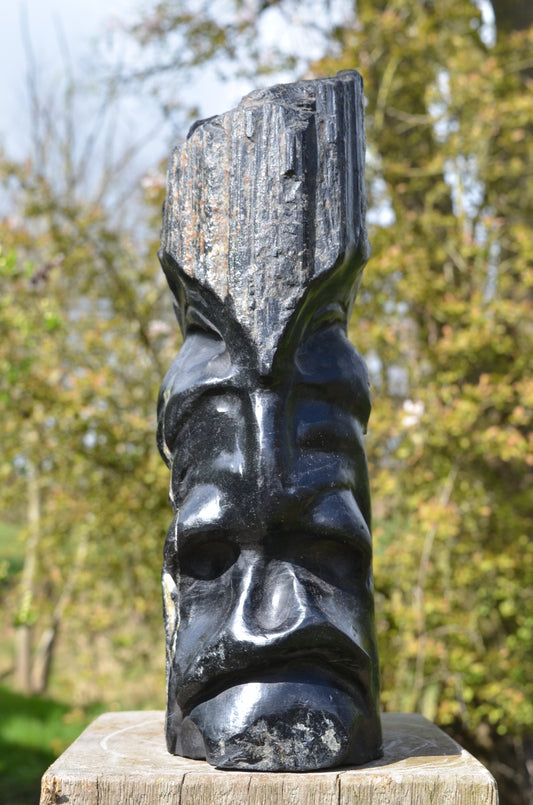 Manus skulls unique Crystal Carvings handmade skulls dragons pendants preseli bluestone tribals spiritual meaning wand Unicorn ..  black tourmaline