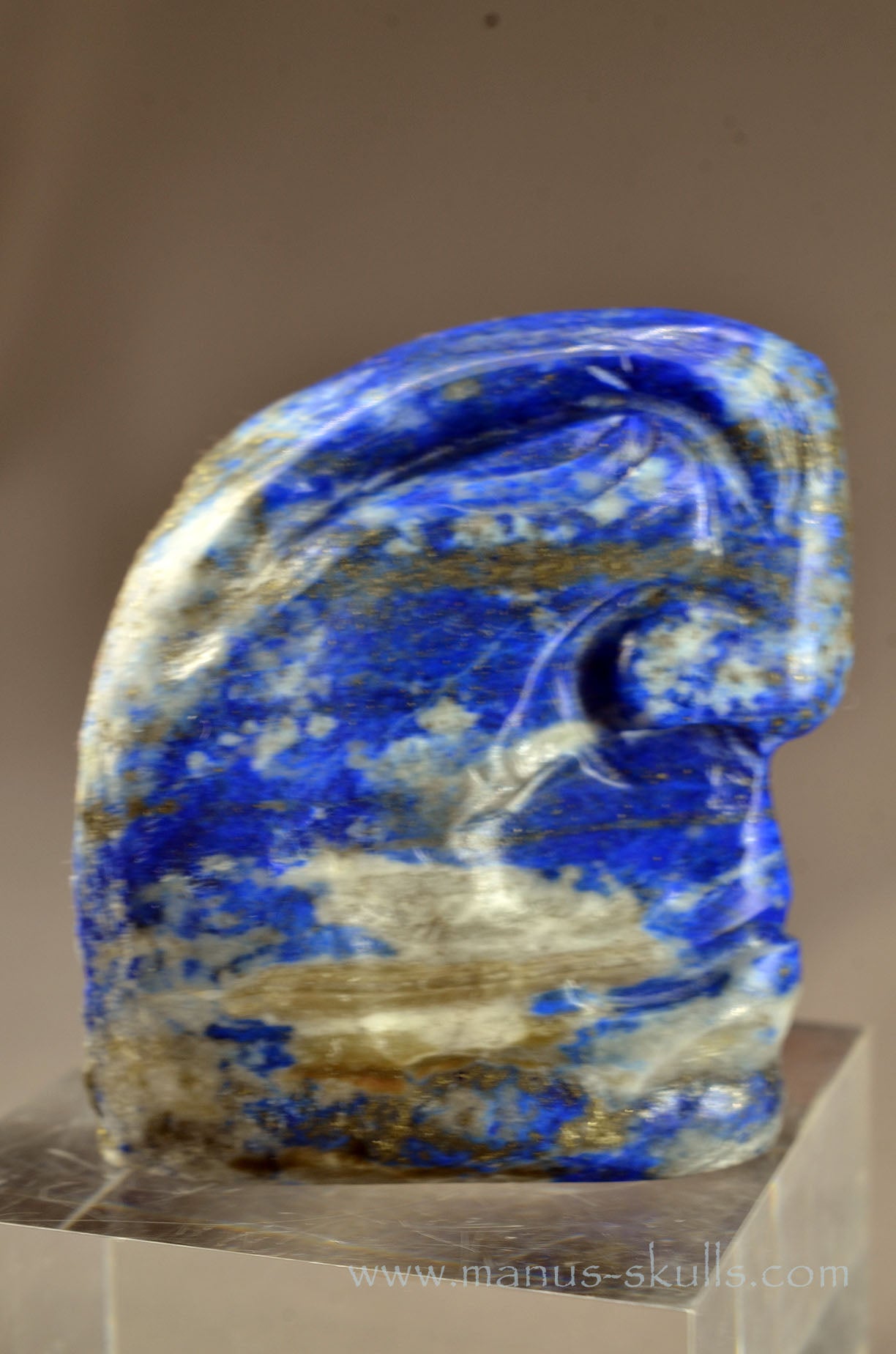 Lapis Lazuli Tribal Skull