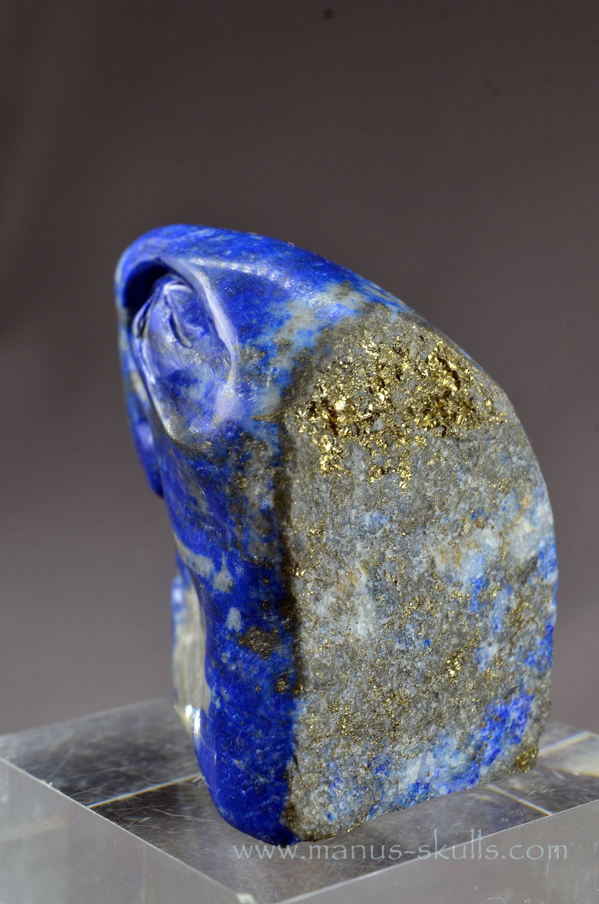 Lapis Lazuli Tribal Skull