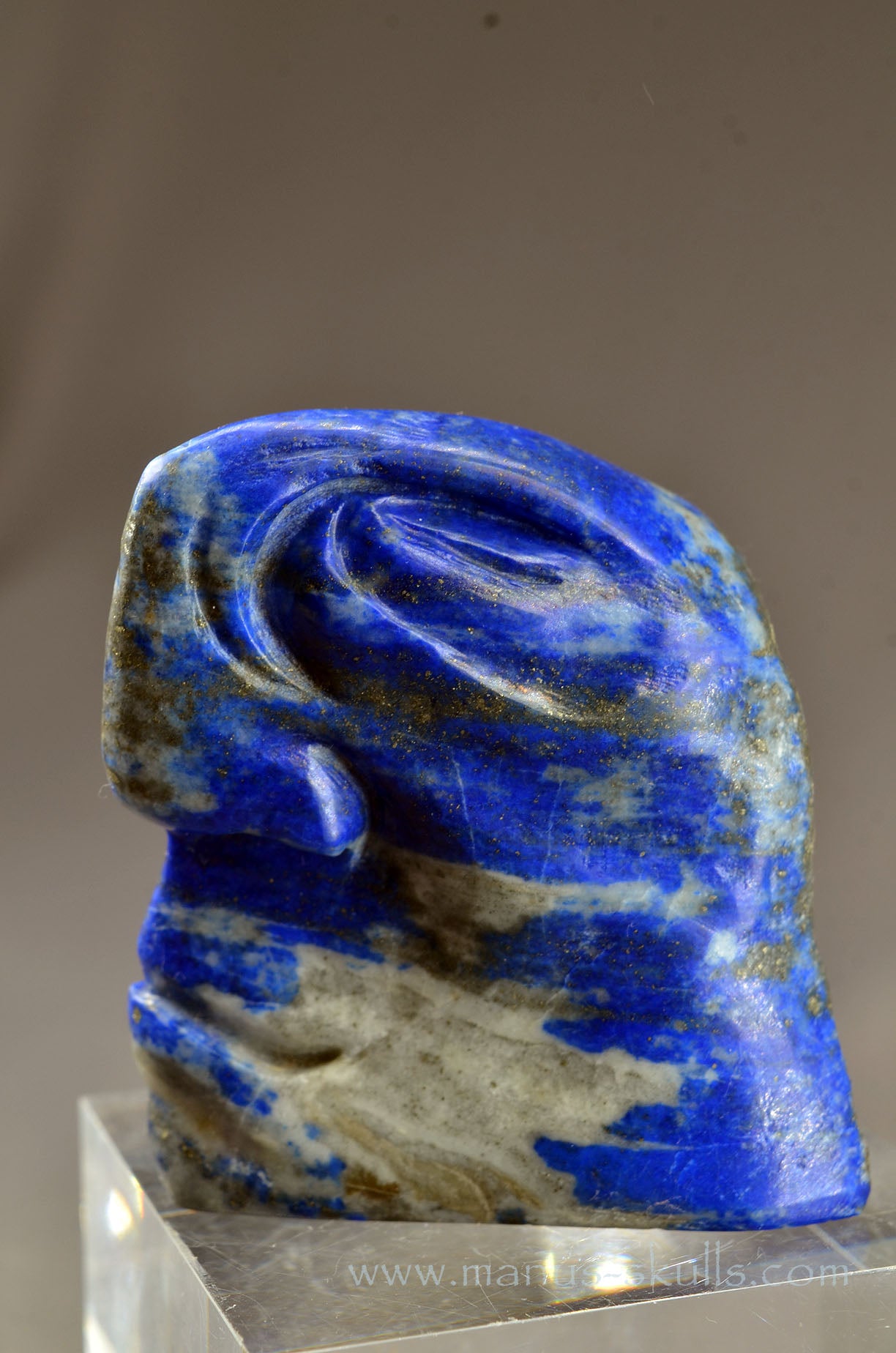 Lapis Lazuli Tribal Skull