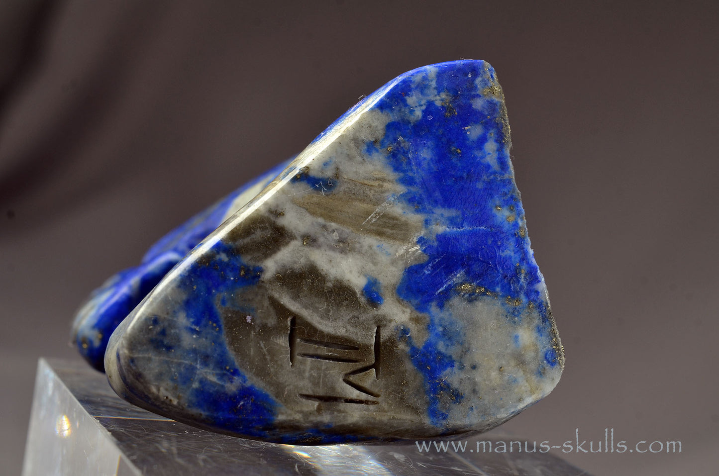 Lapis Lazuli Tribal Skull