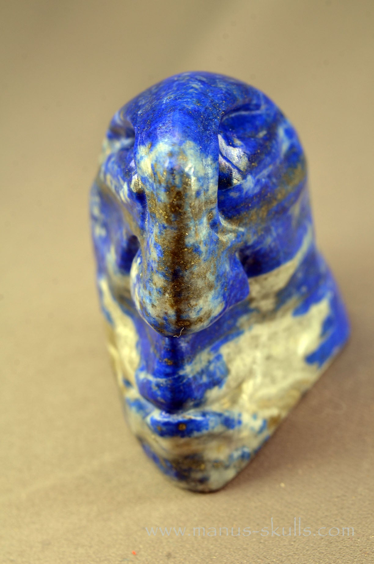 Lapis Lazuli Tribal Skull