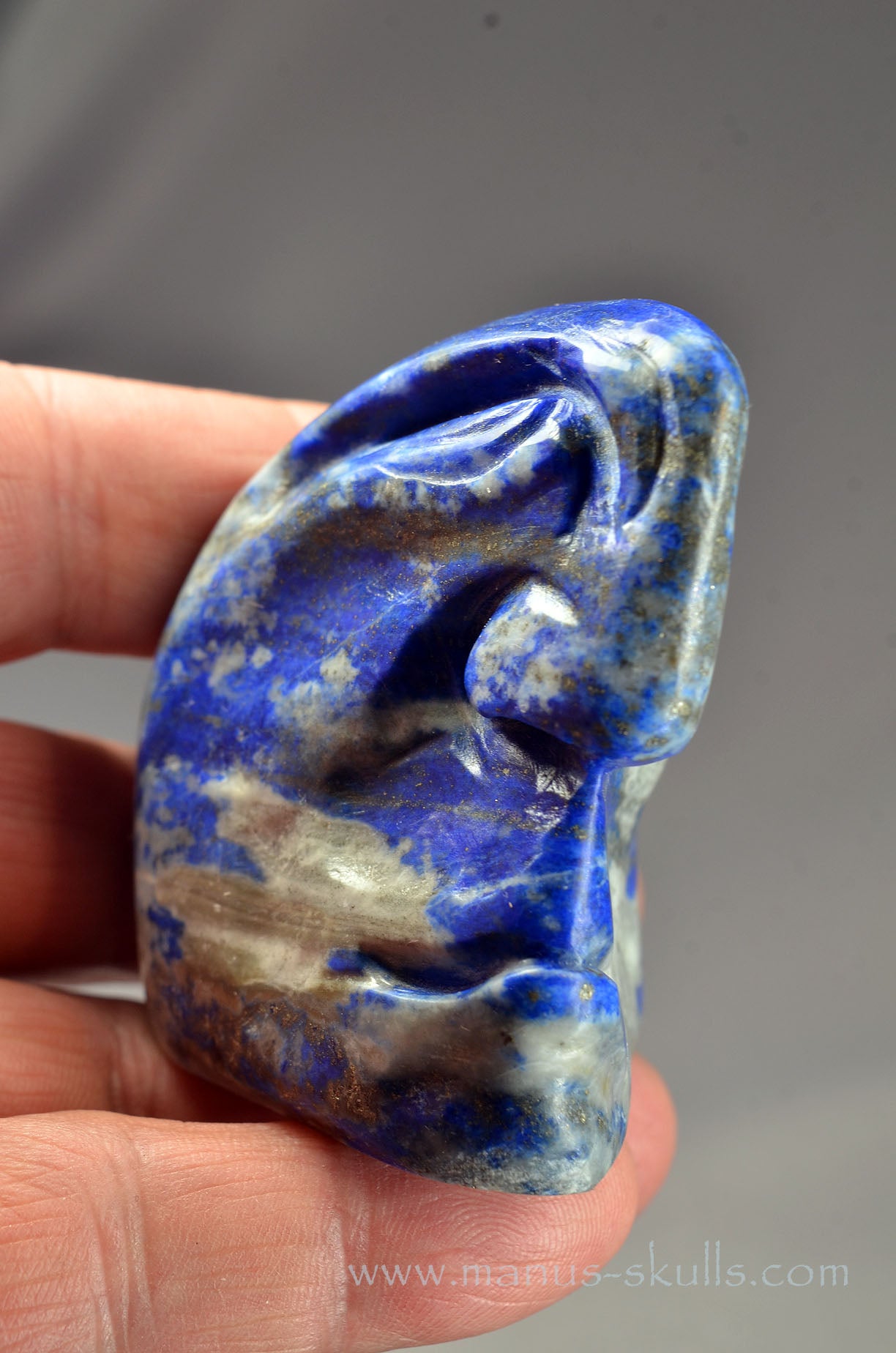 Lapis Lazuli Tribal Skull