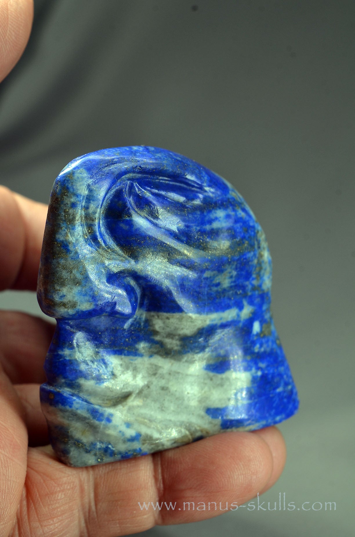 Lapis Lazuli Tribal Skull