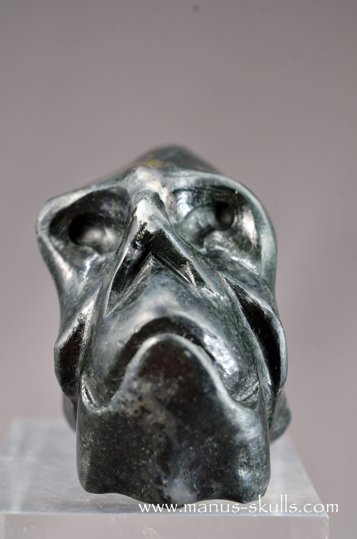 Marcasite Skull Face