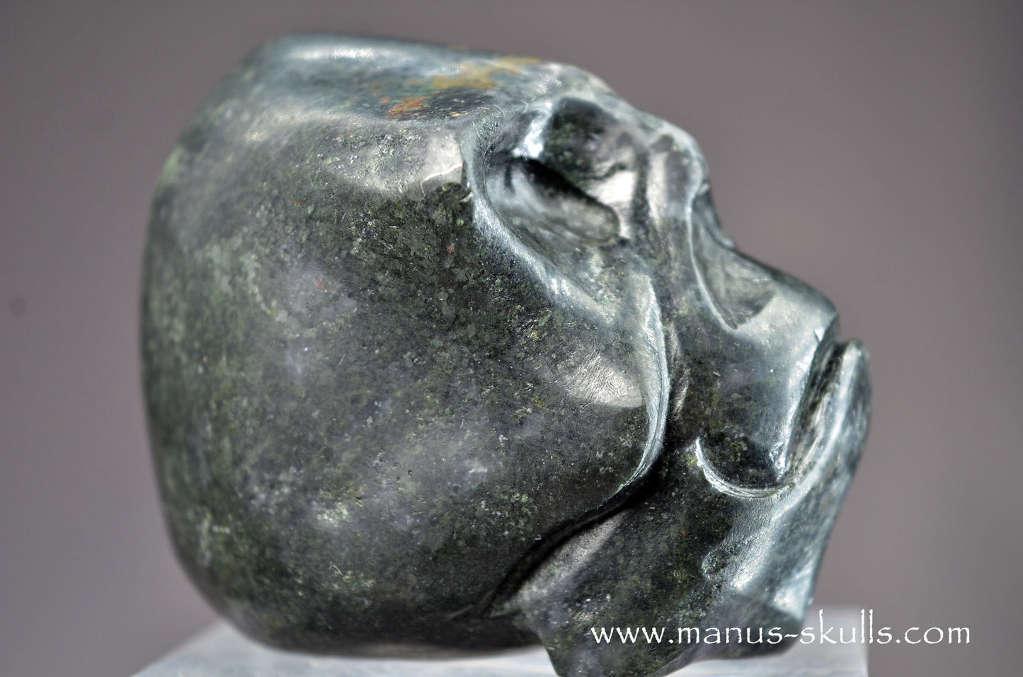Marcasite Skull Face