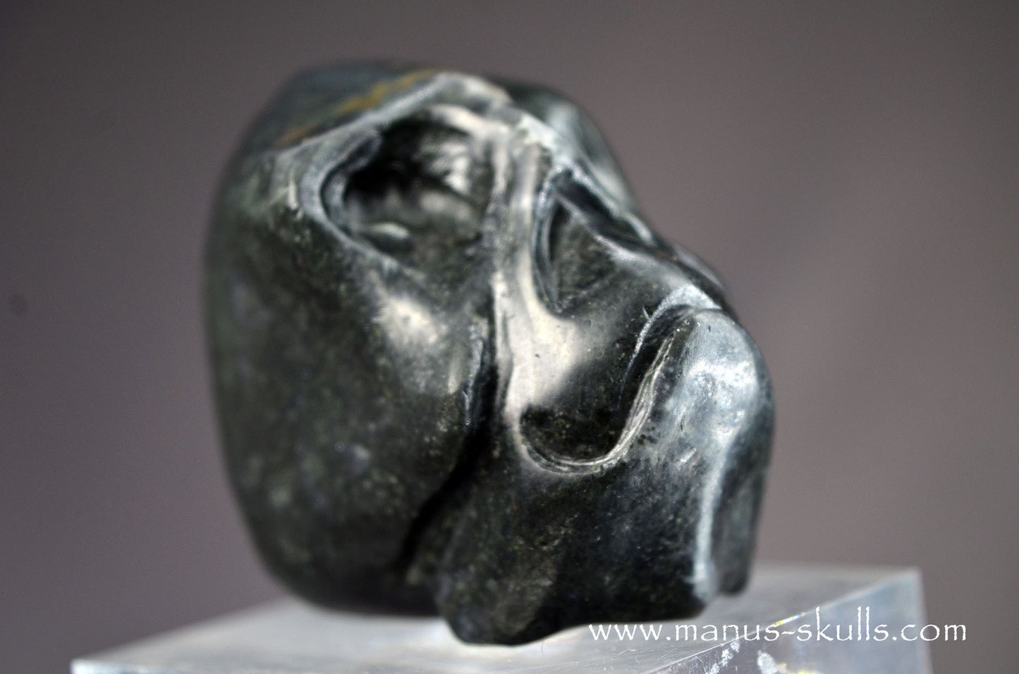 Marcasite Skull Face