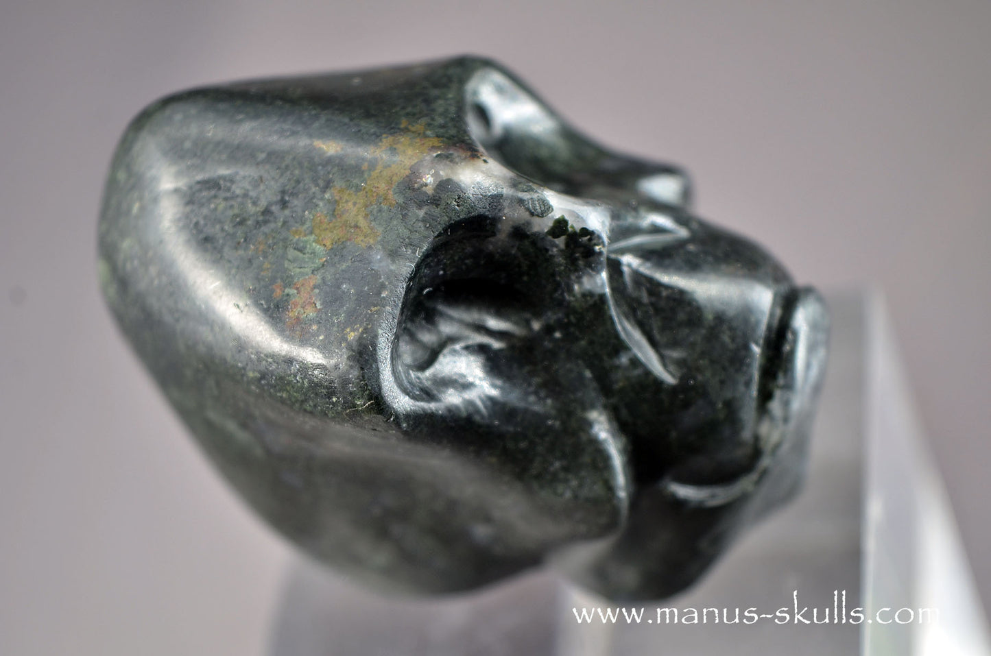 Marcasite Skull Face