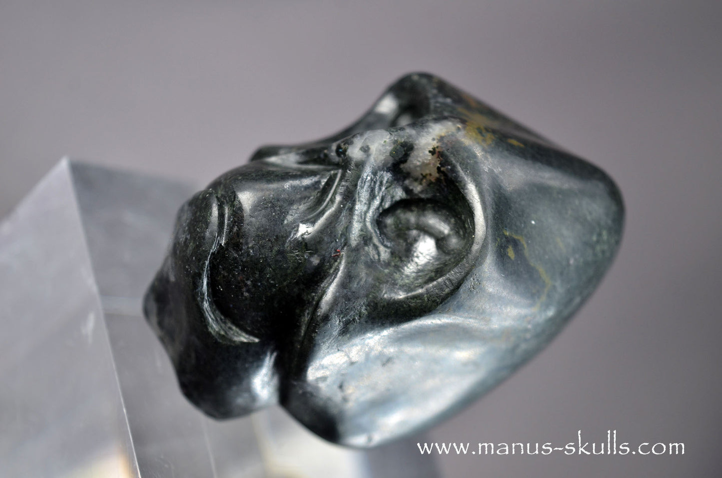 Marcasite Skull Face