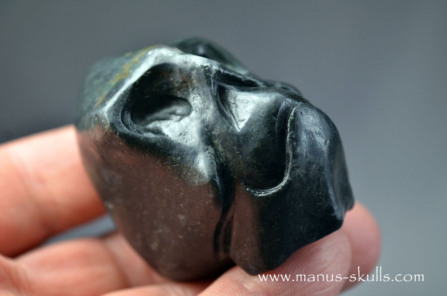 Marcasite Skull Face