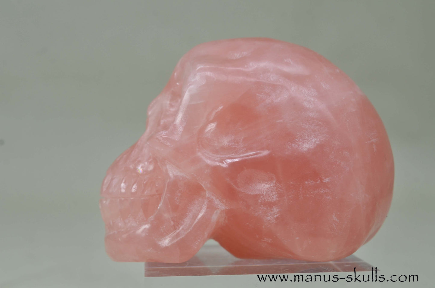Rose Quartz Skull