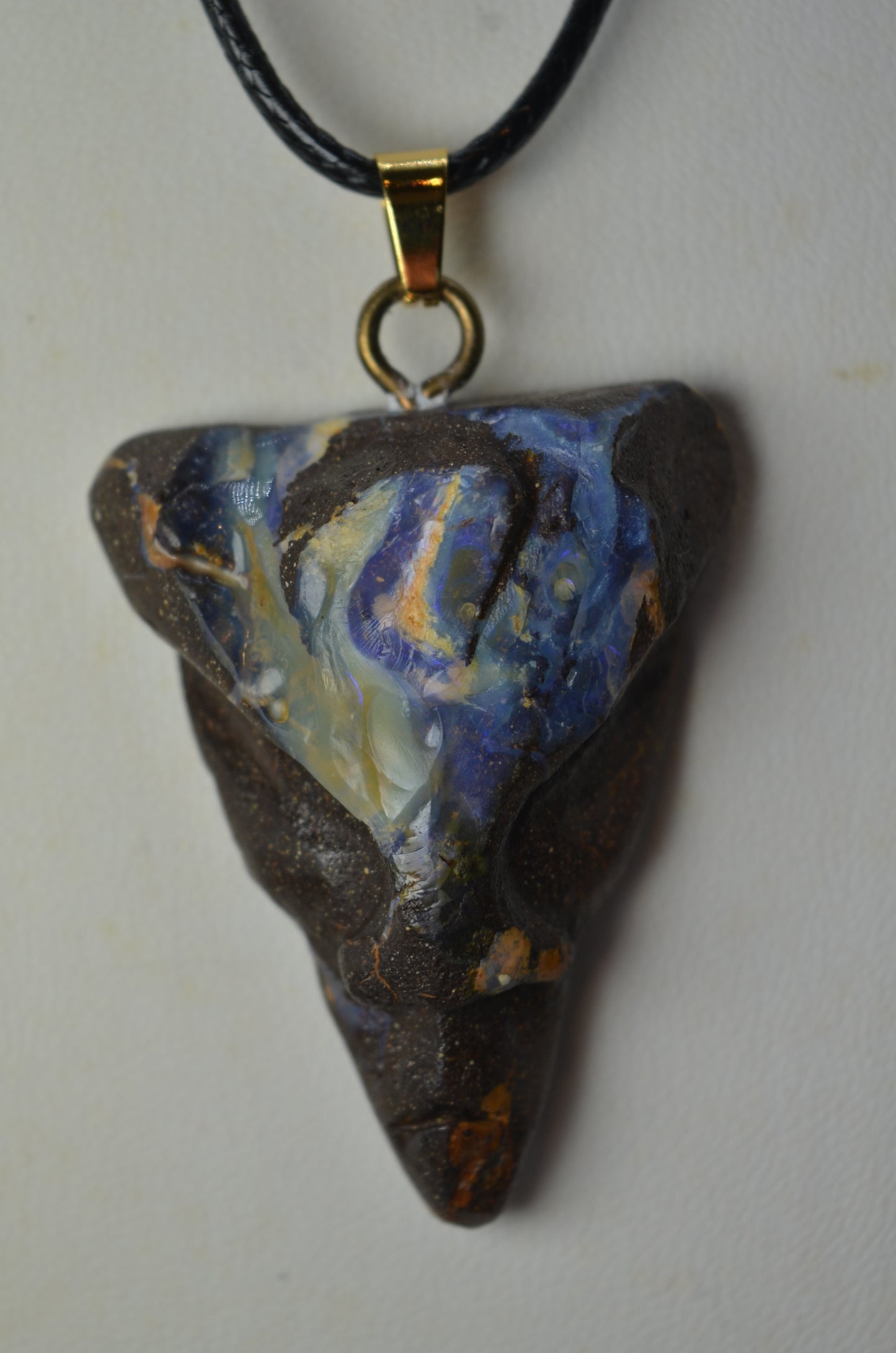 Australian Boulder Opal Tribal Skull