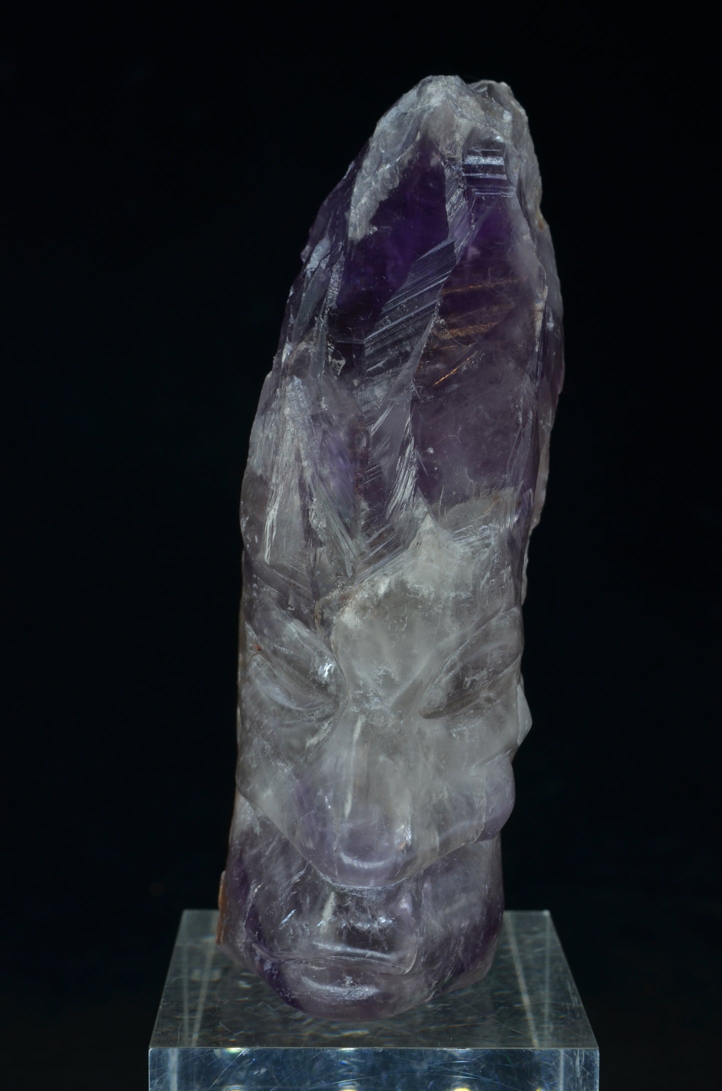 Phantom Amethyst Tribal Skull face.