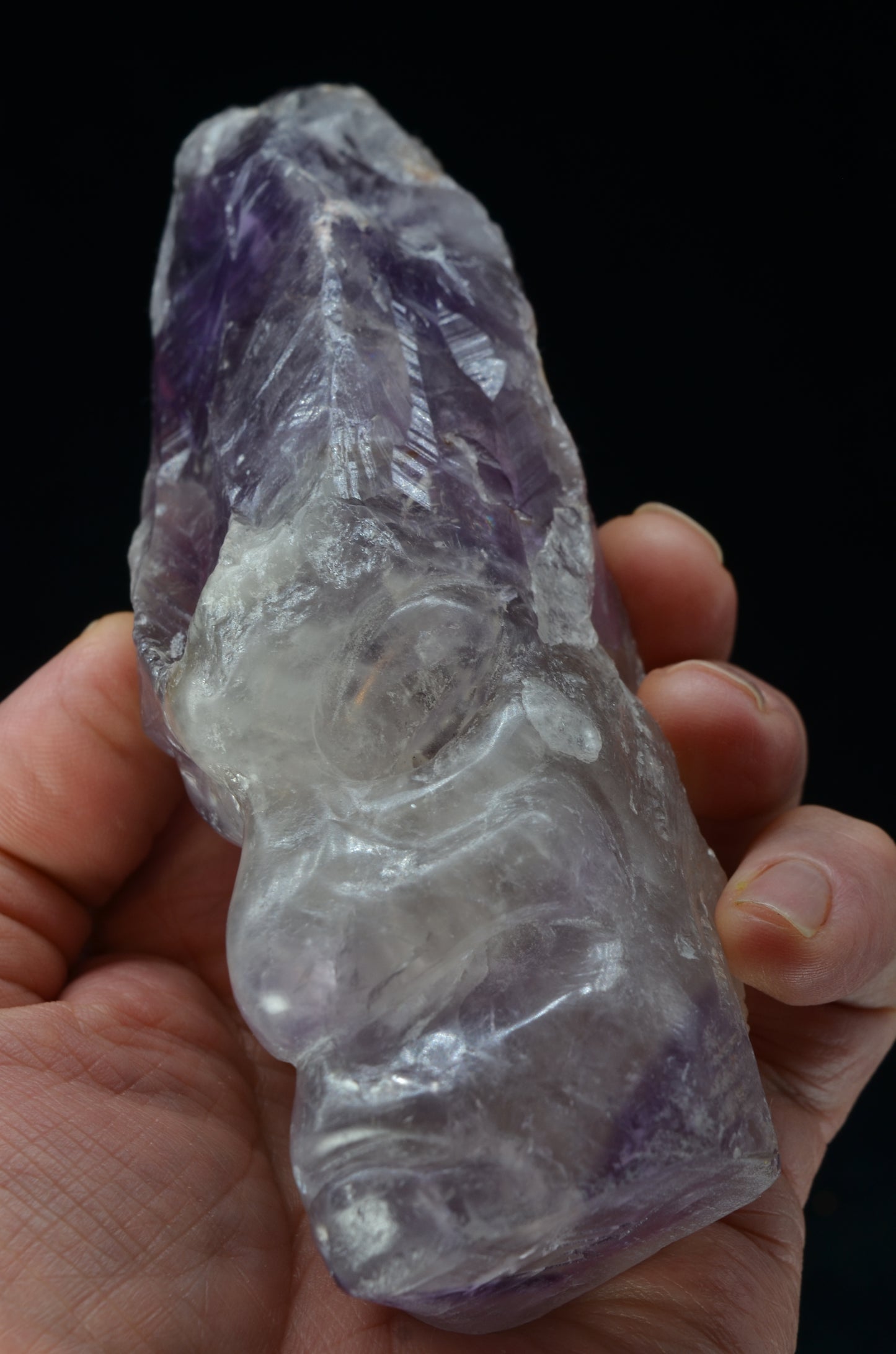 Phantom Amethyst Tribal Skull face.