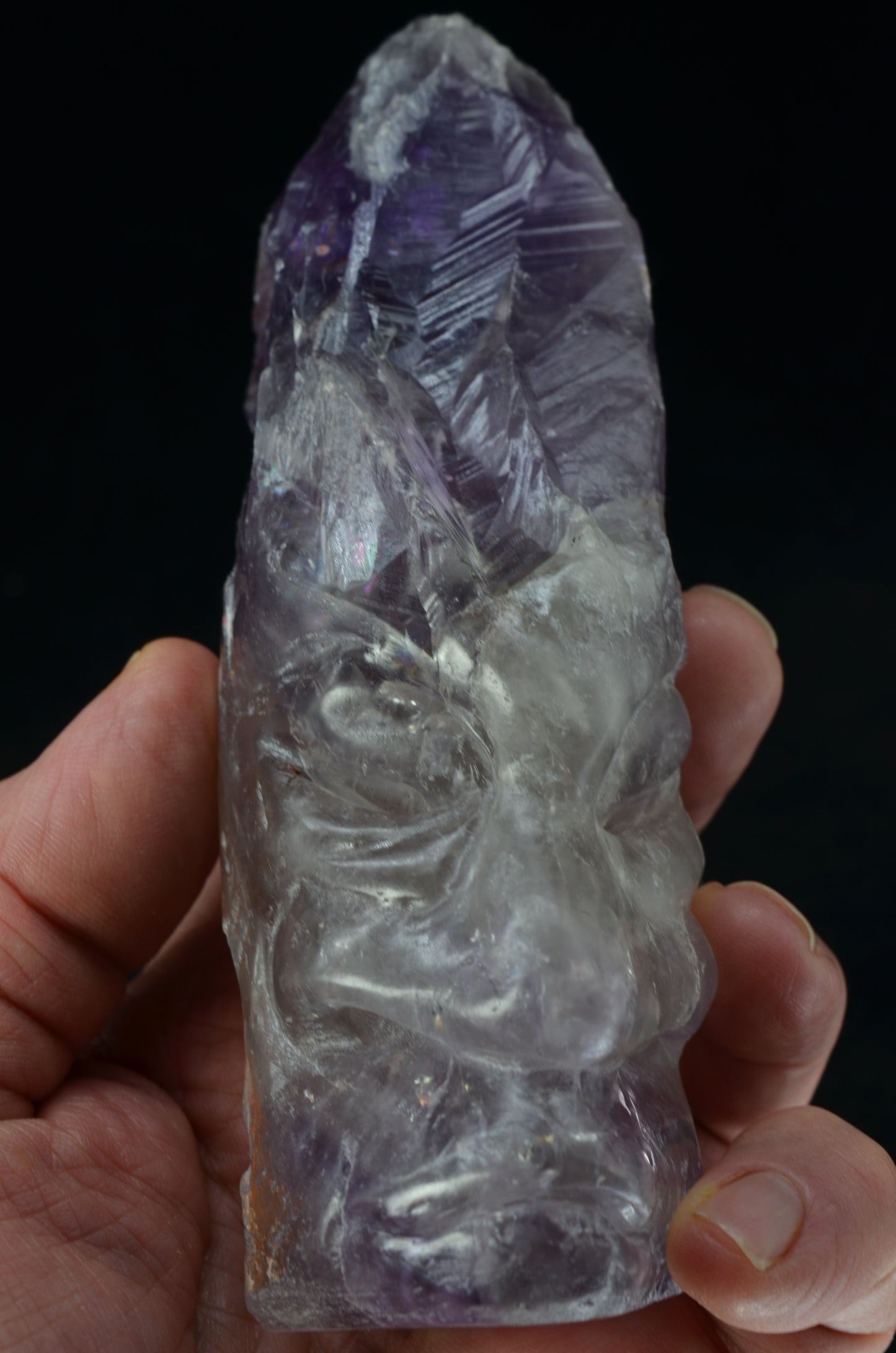 Phantom Amethyst Tribal Skull face.