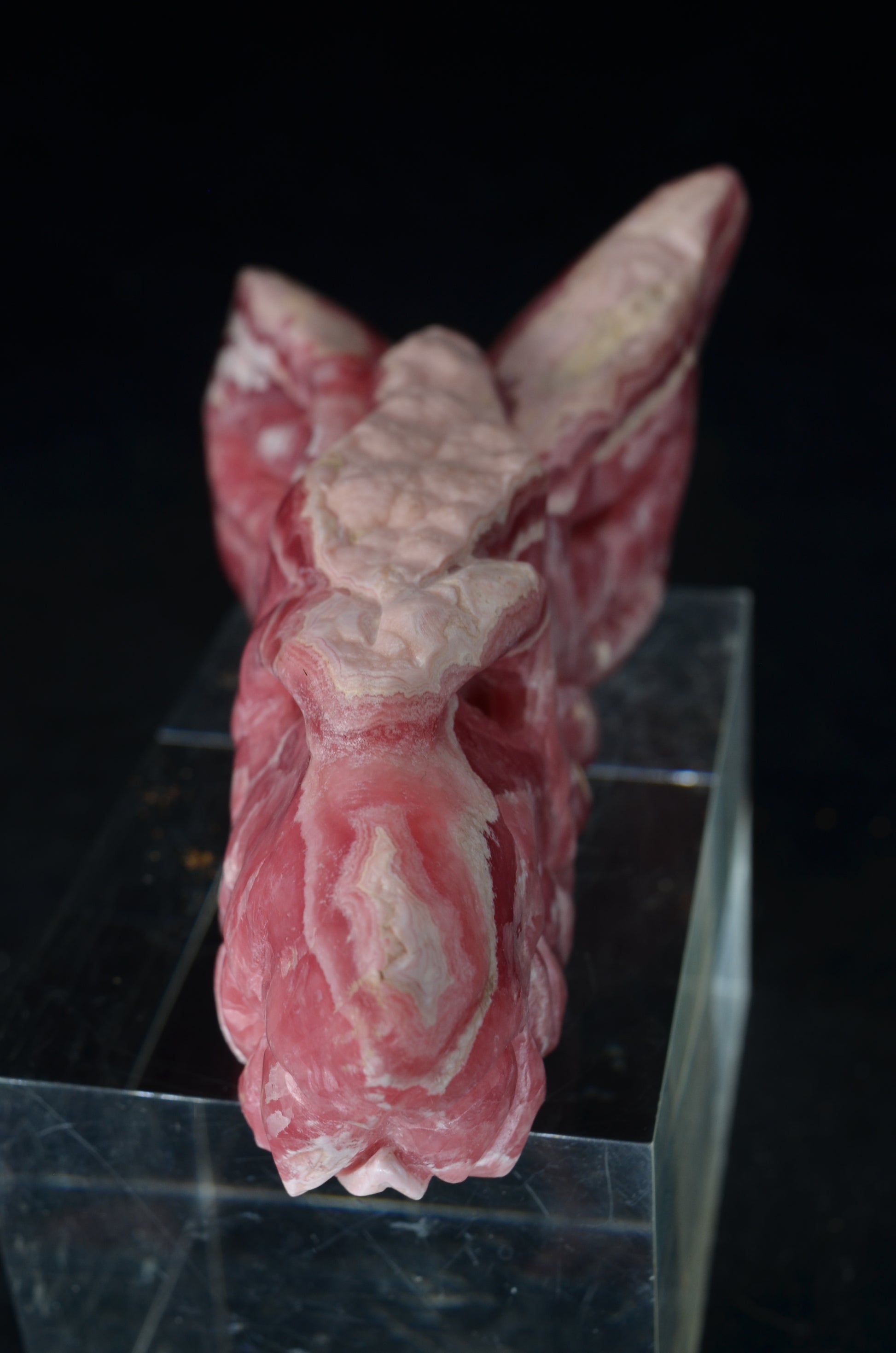 Manus skulls unique Crystal Carvings handmade skulls dragons pendants preseli bluestone tribals spiritual meaning wand Unicorn ..  rhodochrosite