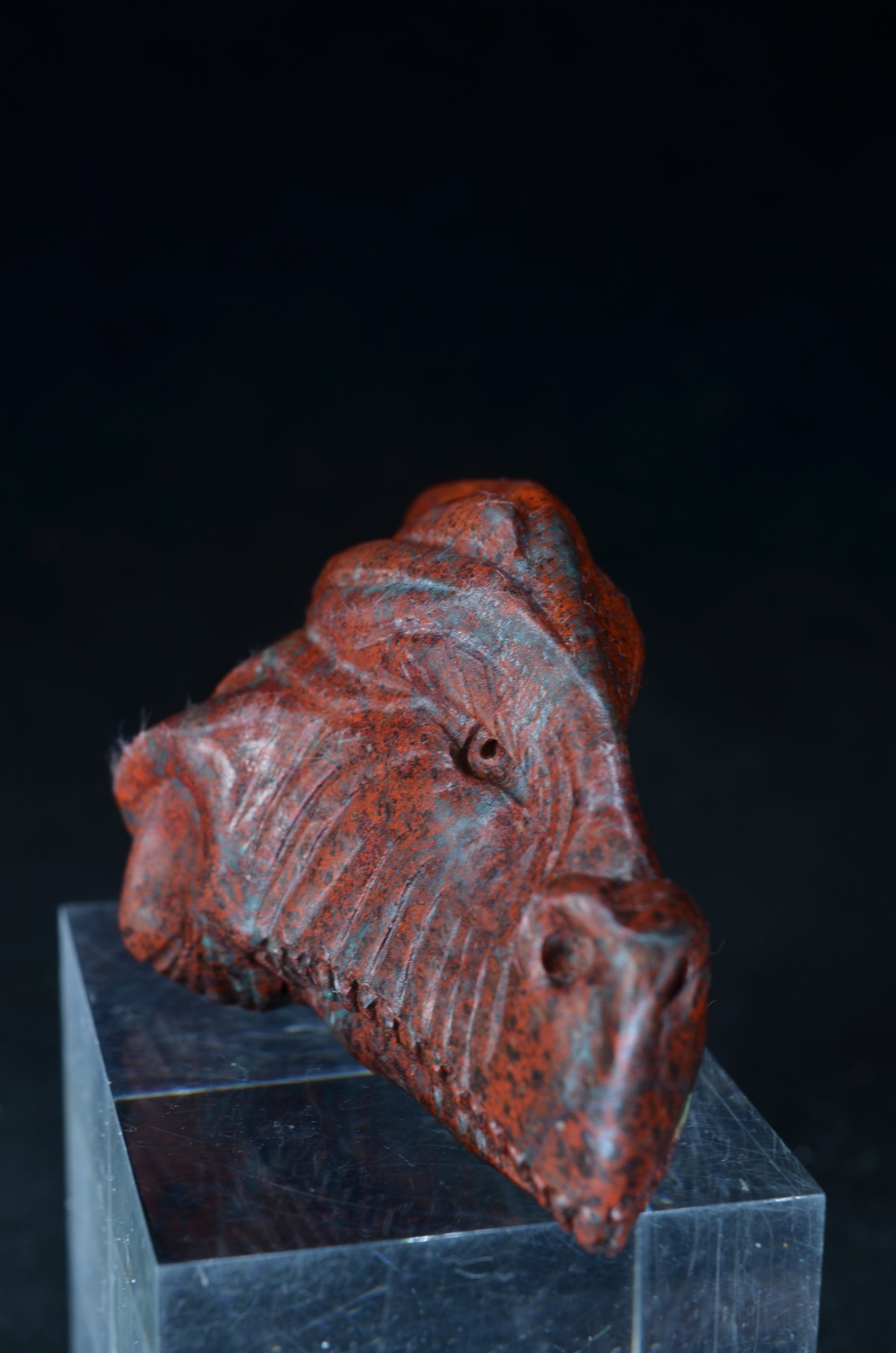 Manus skulls unique Crystal Carvings handmade skulls dragons pendants preseli bluestone tribals spiritual meaning wand Unicorn .. sonora sunrise