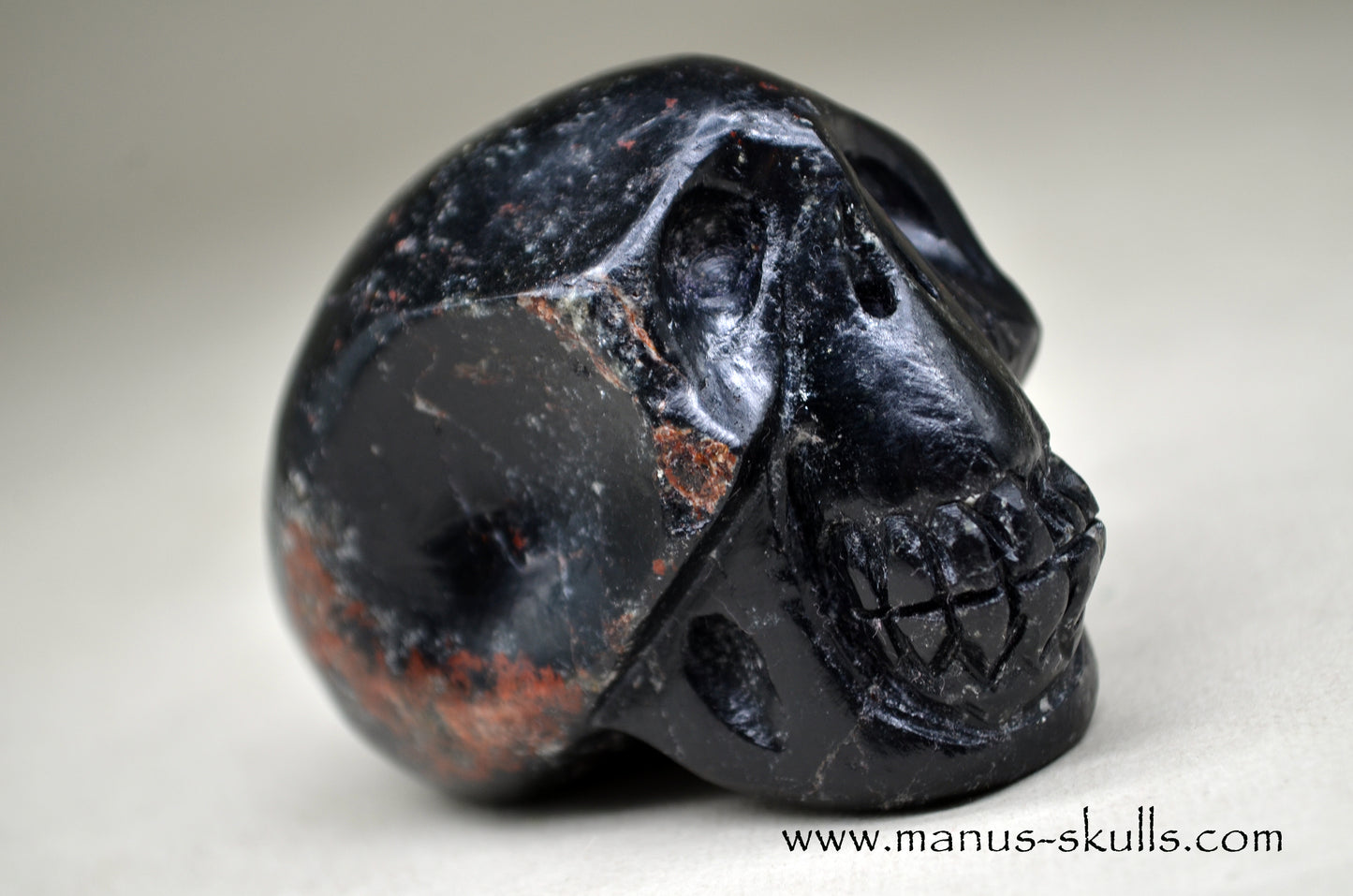 Black Tourmaline Skull