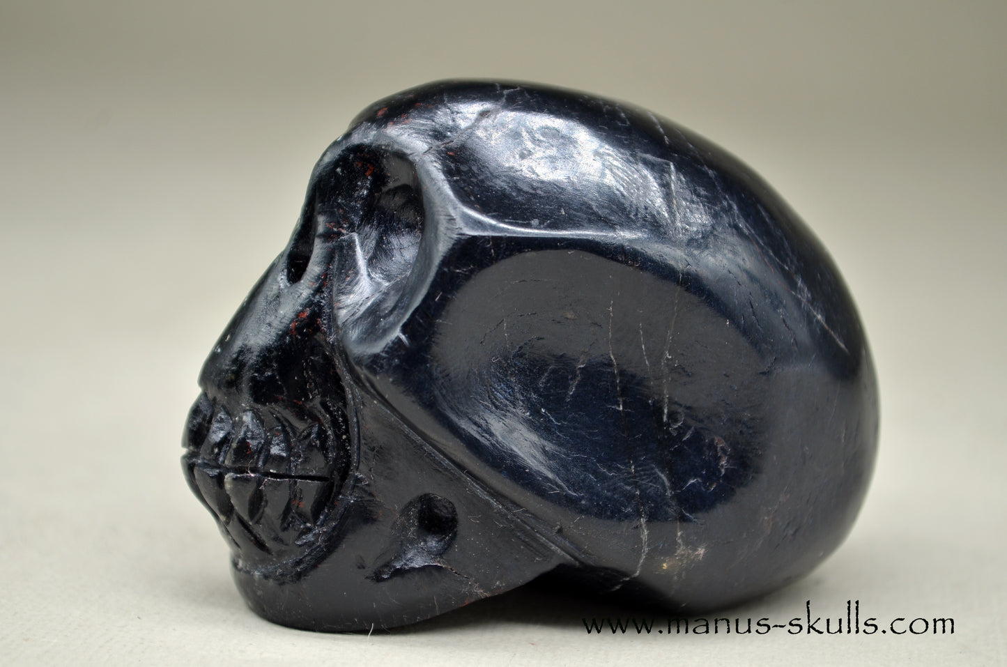 Black Tourmaline Skull