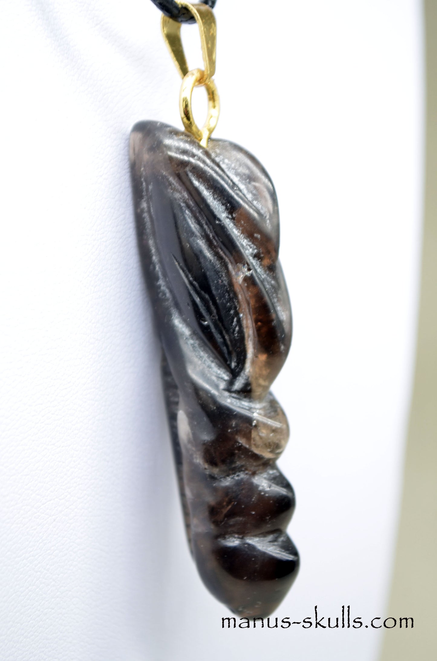 Smokey Quartz Dragon Pendant