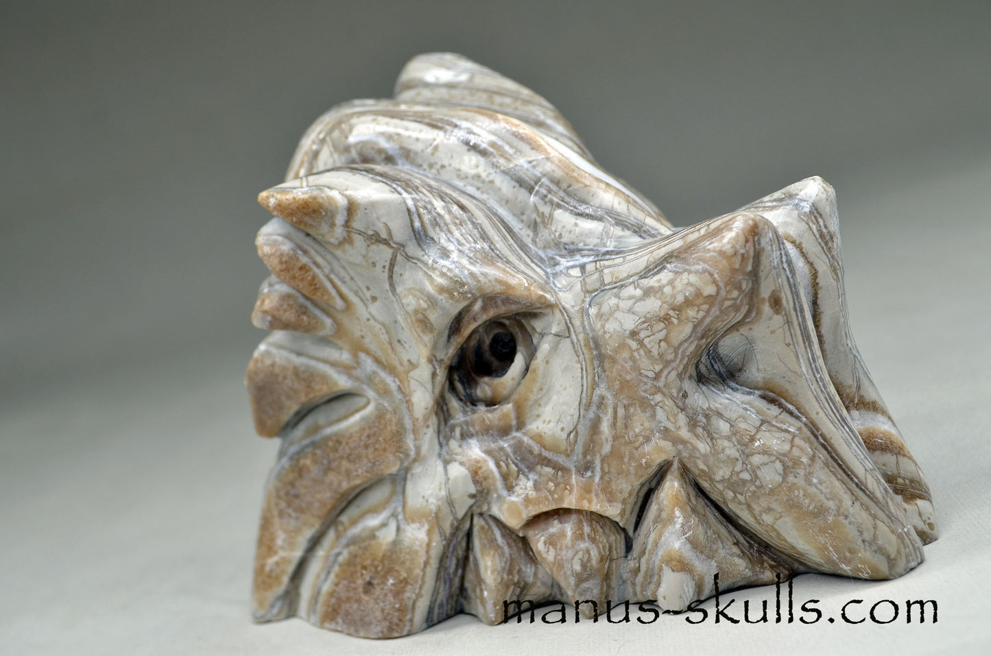 Large Zebra Calcite Dragon