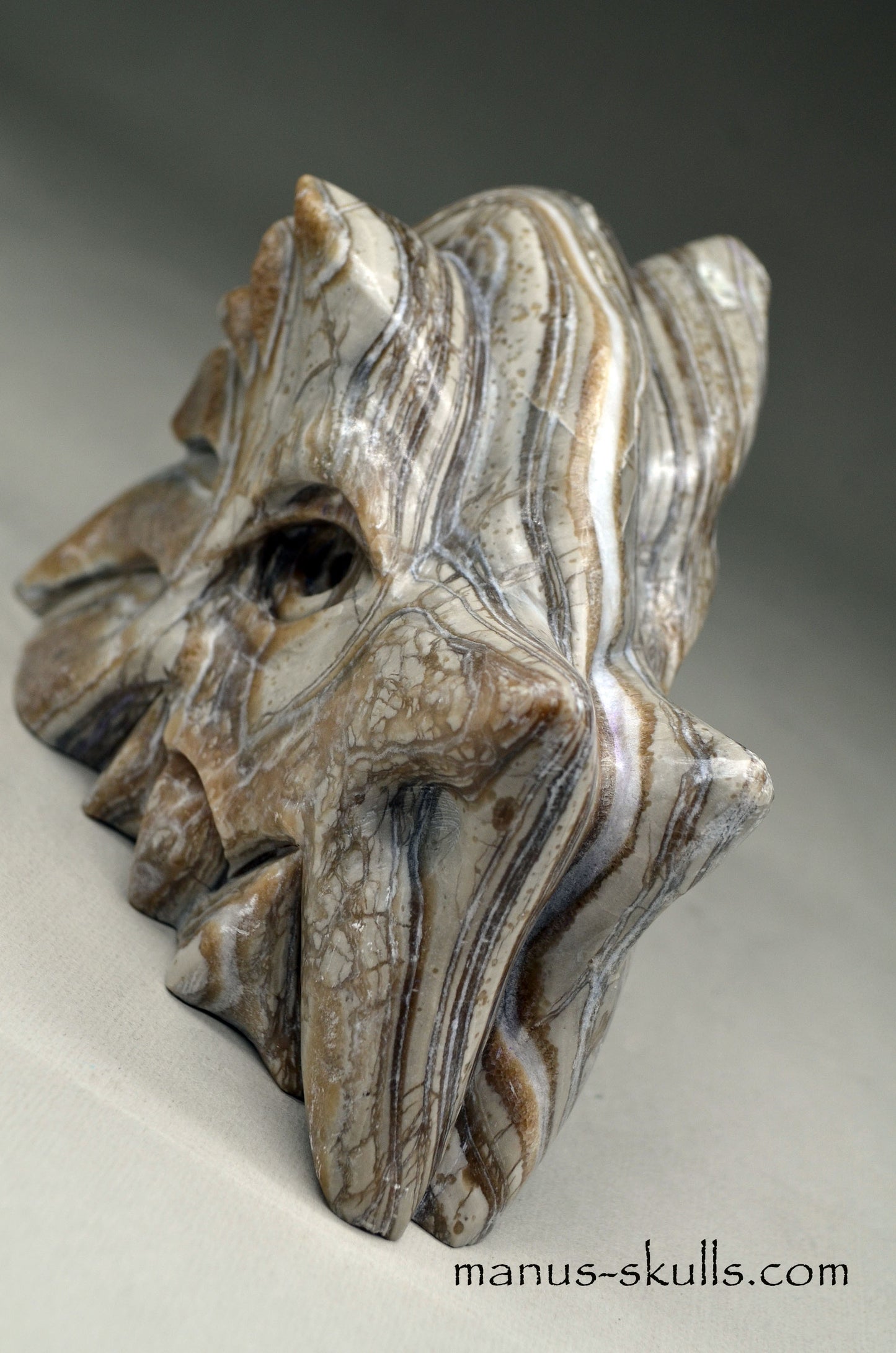 Large Zebra Calcite Dragon