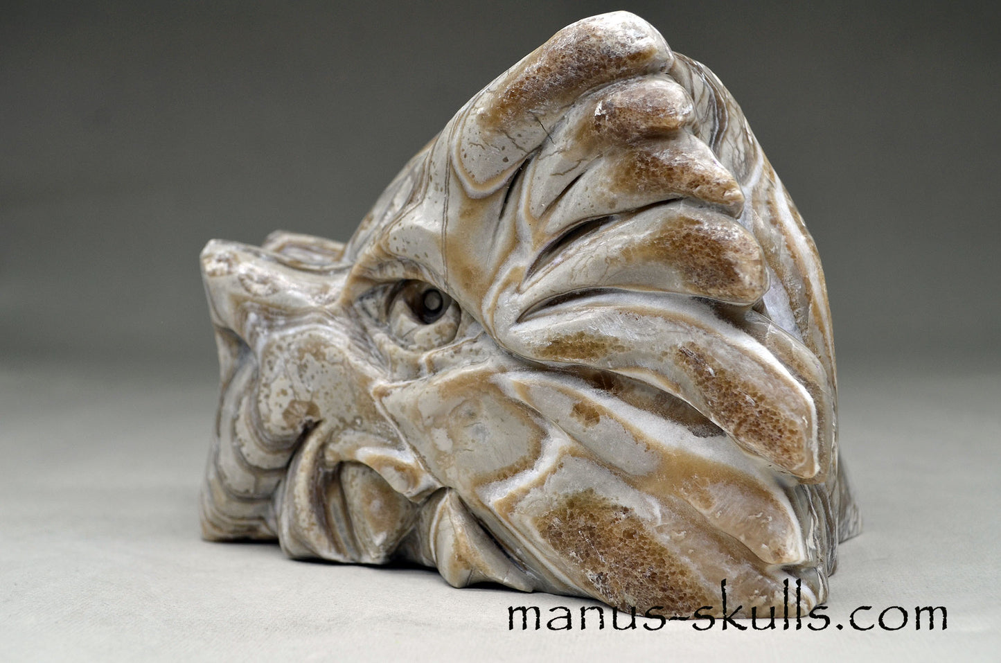 Large Zebra Calcite Dragon