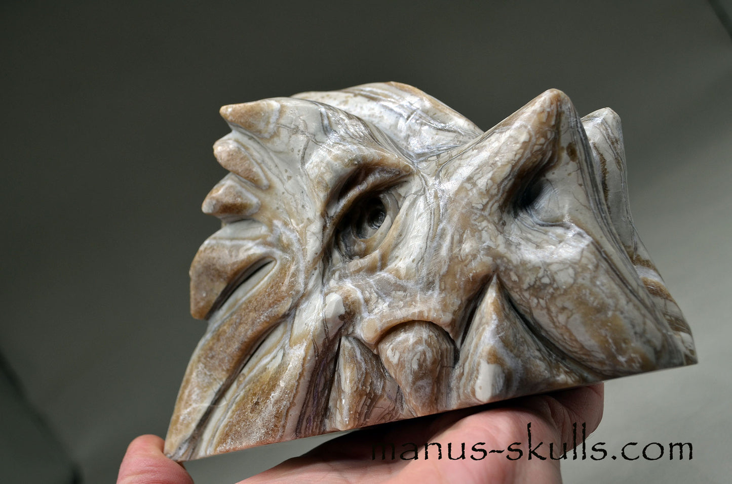 Large Zebra Calcite Dragon