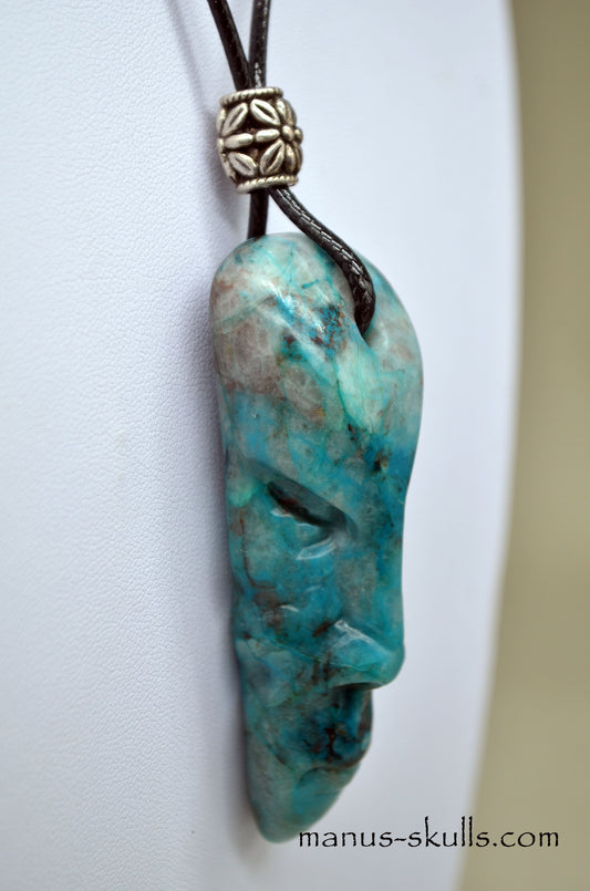 Shattuckite Tribal Pendant