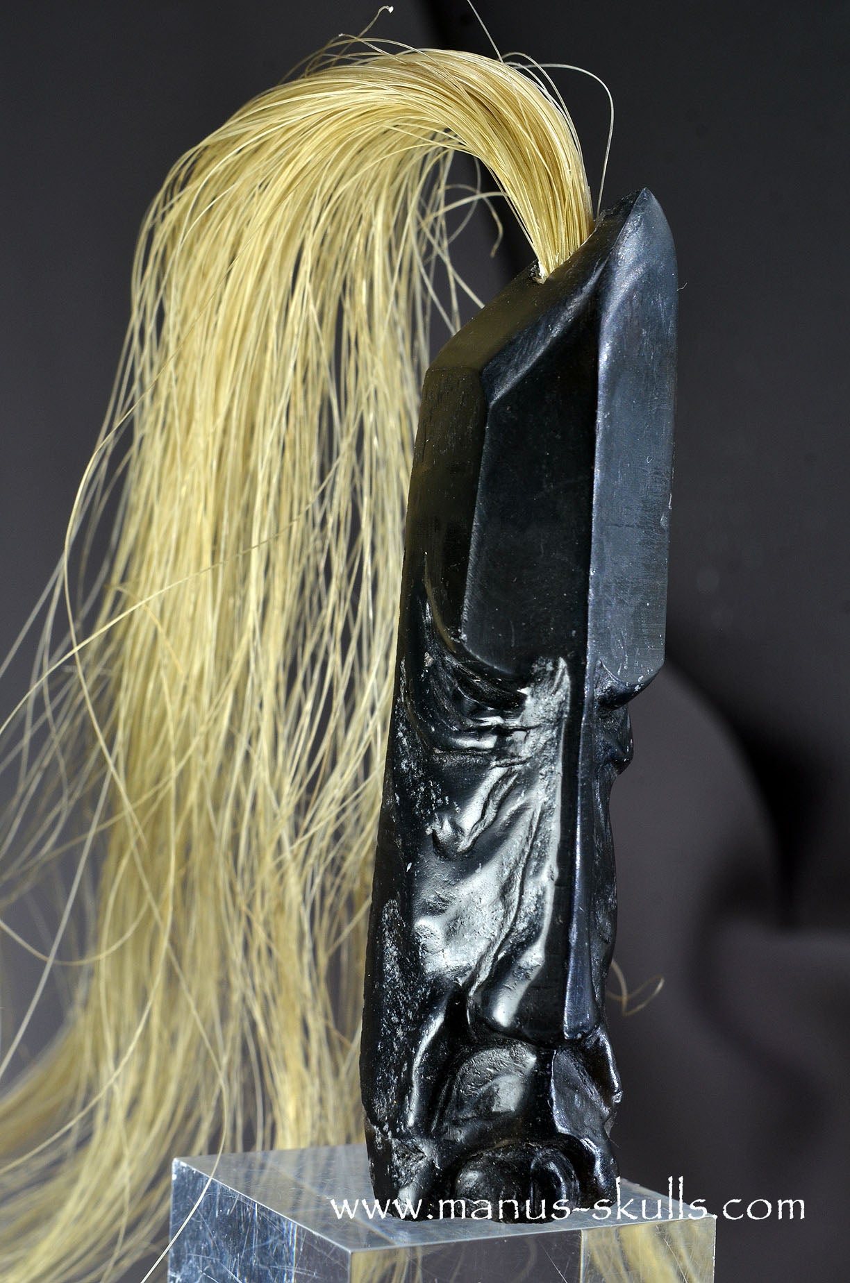 Manus skulls unique Crystal Carvings handmade skulls dragons pendants preseli bluestone tribals spiritual meaning wand Unicorn ..  smokey quartz tribal