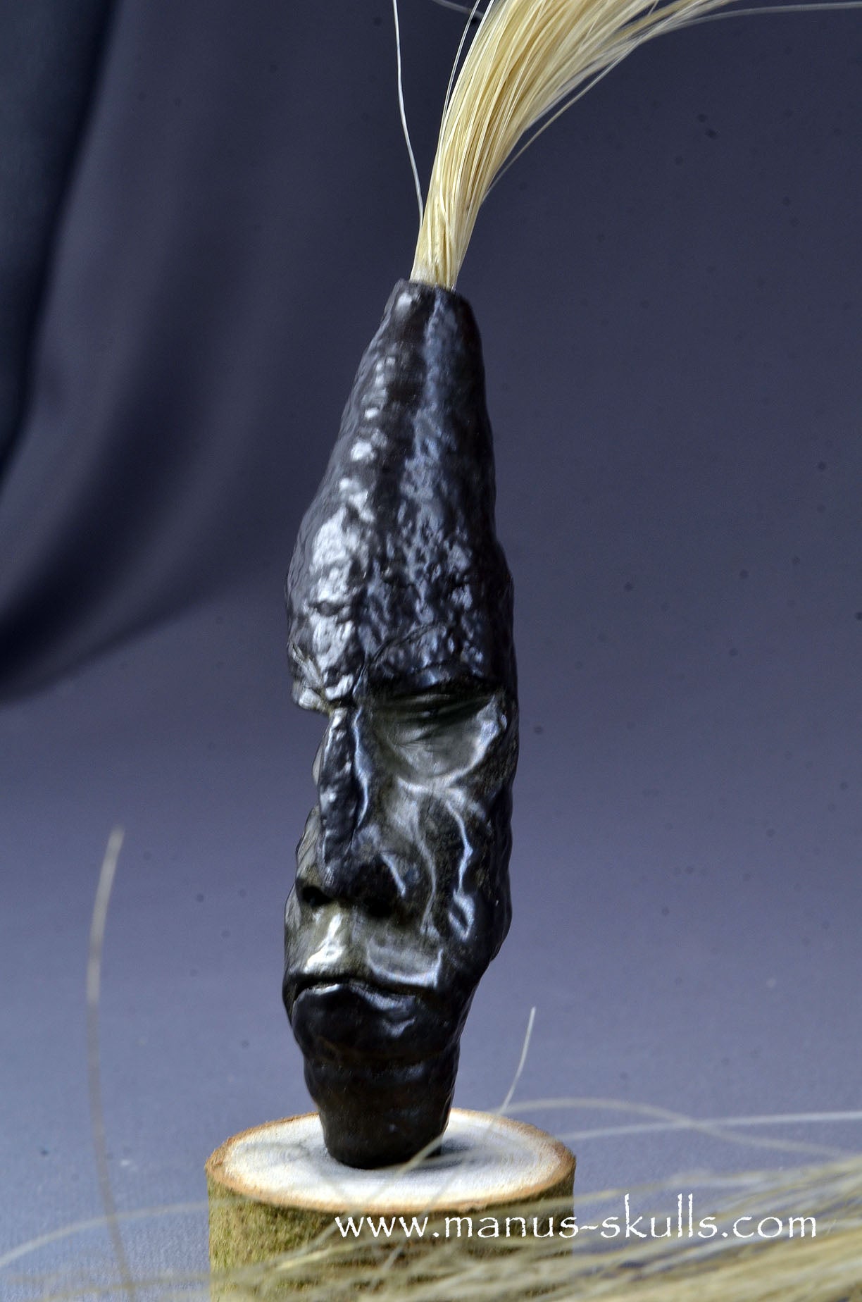 Manus skulls unique Crystal Carvings handmade skulls dragons pendants preseli bluestone tribals spiritual meaning wand Unicorn .. prophecy stone tribal