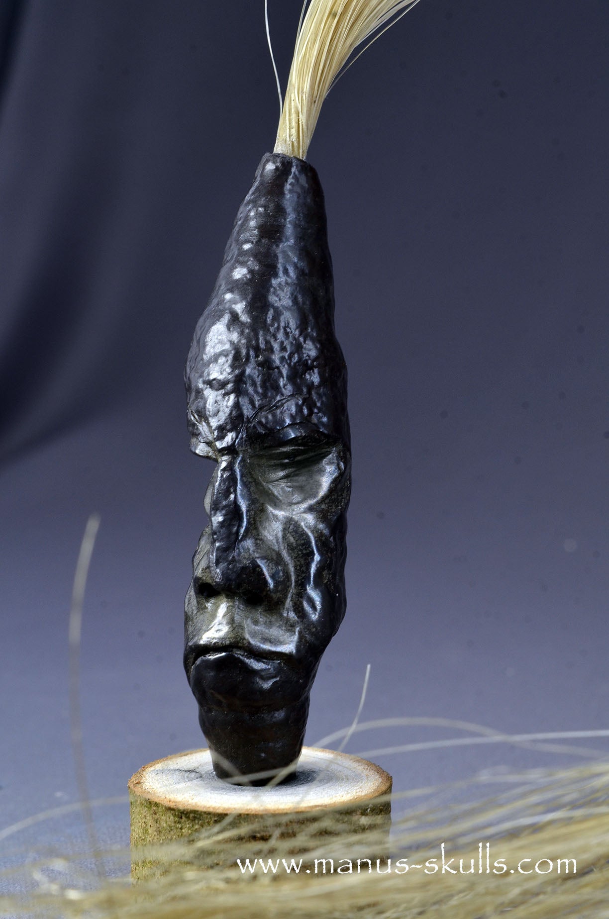 Manus skulls unique Crystal Carvings handmade skulls dragons pendants preseli bluestone tribals spiritual meaning wand Unicorn .. prophecy stone tribal