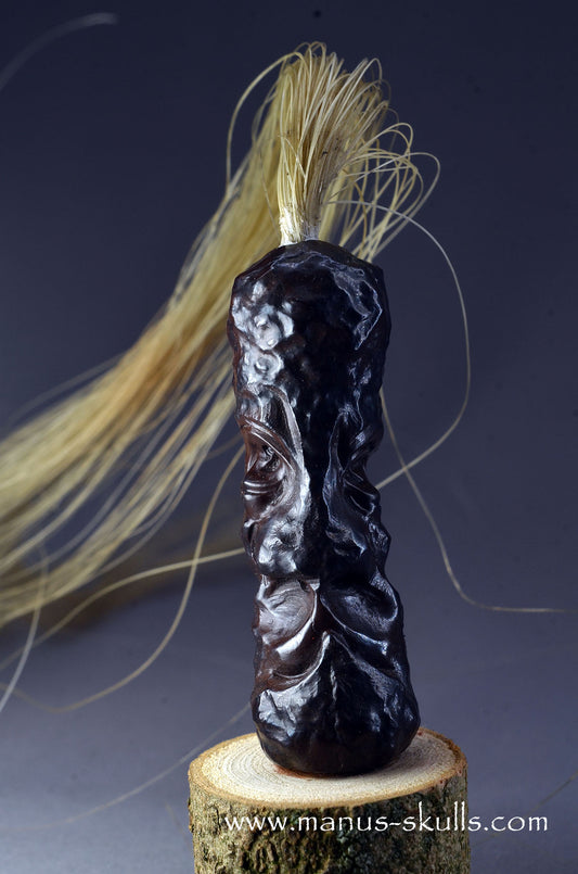 Manus skulls unique Crystal Carvings handmade skulls dragons pendants preseli bluestone tribals spiritual meaning wand Unicorn .. prophecy stone tribal