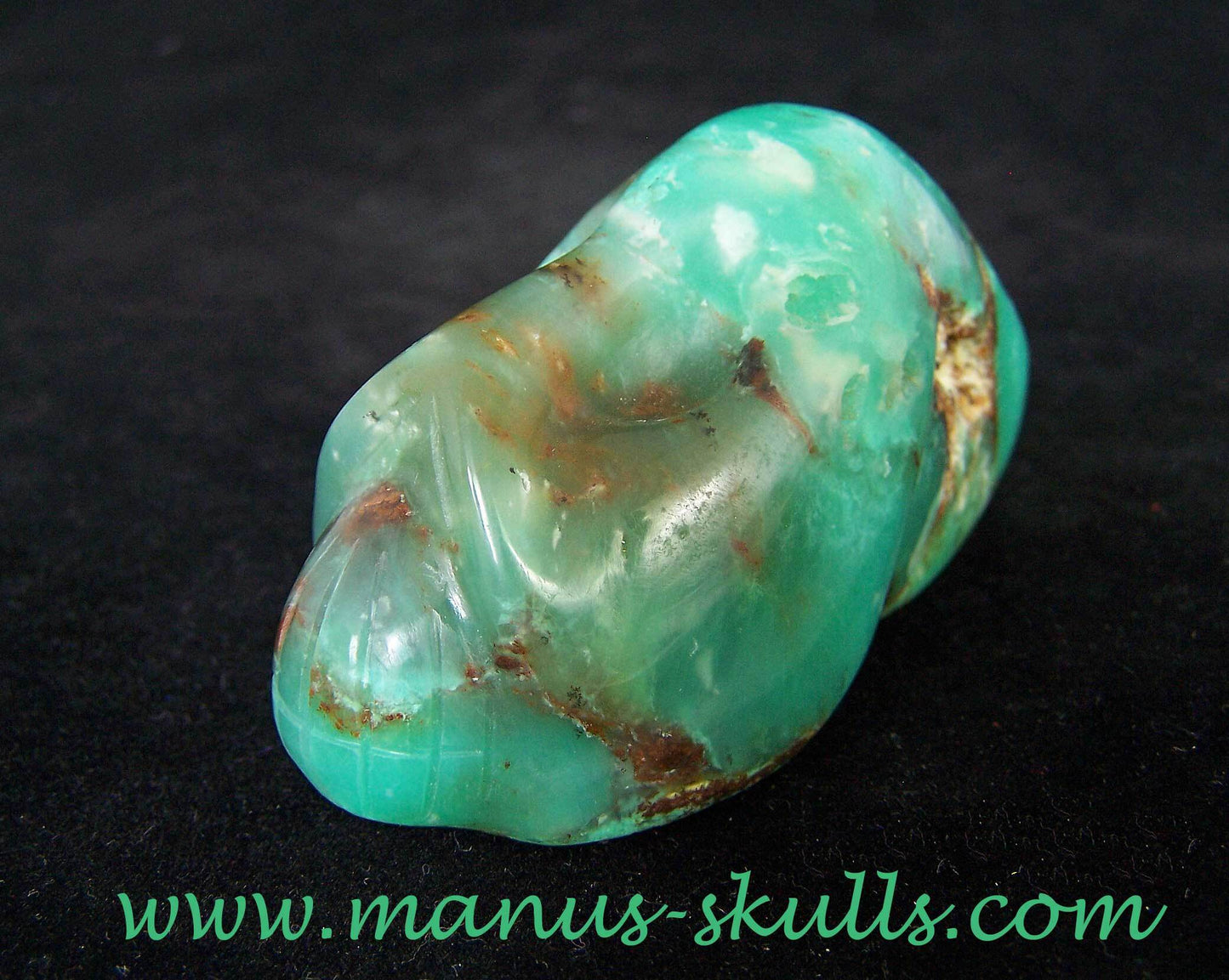 Chrysoprase Skull