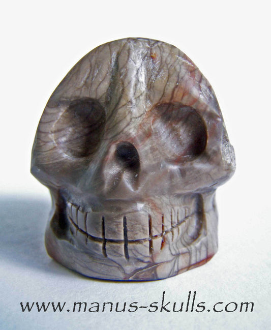 Polychrome Jasper Skull