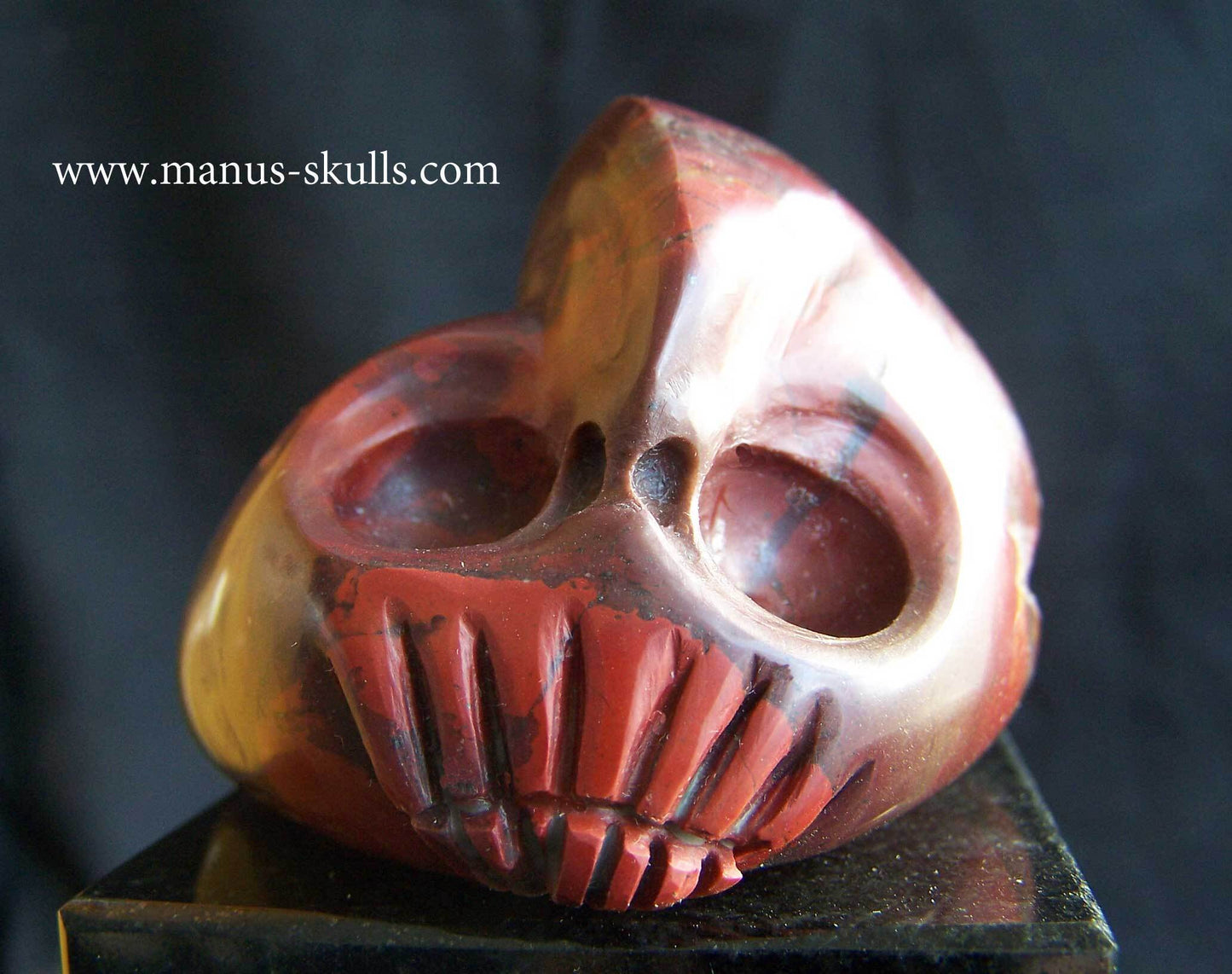 Red Jasper Skull