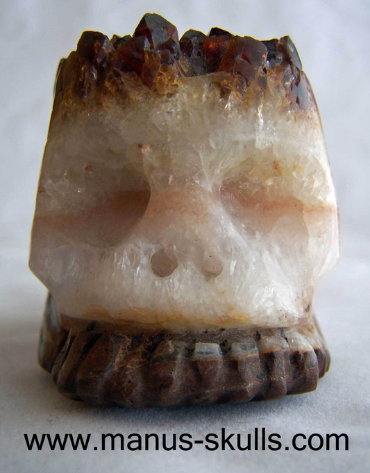 Citrine Skull