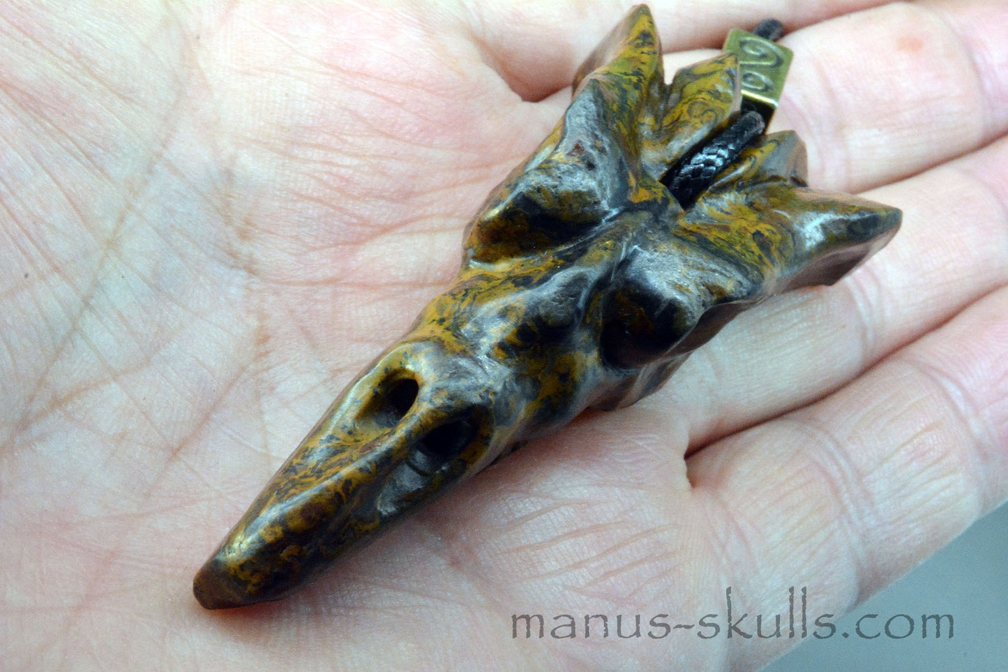 Stromatolite Dragon Pendant