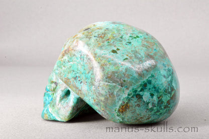 Chrysocolla with Turquois Skull