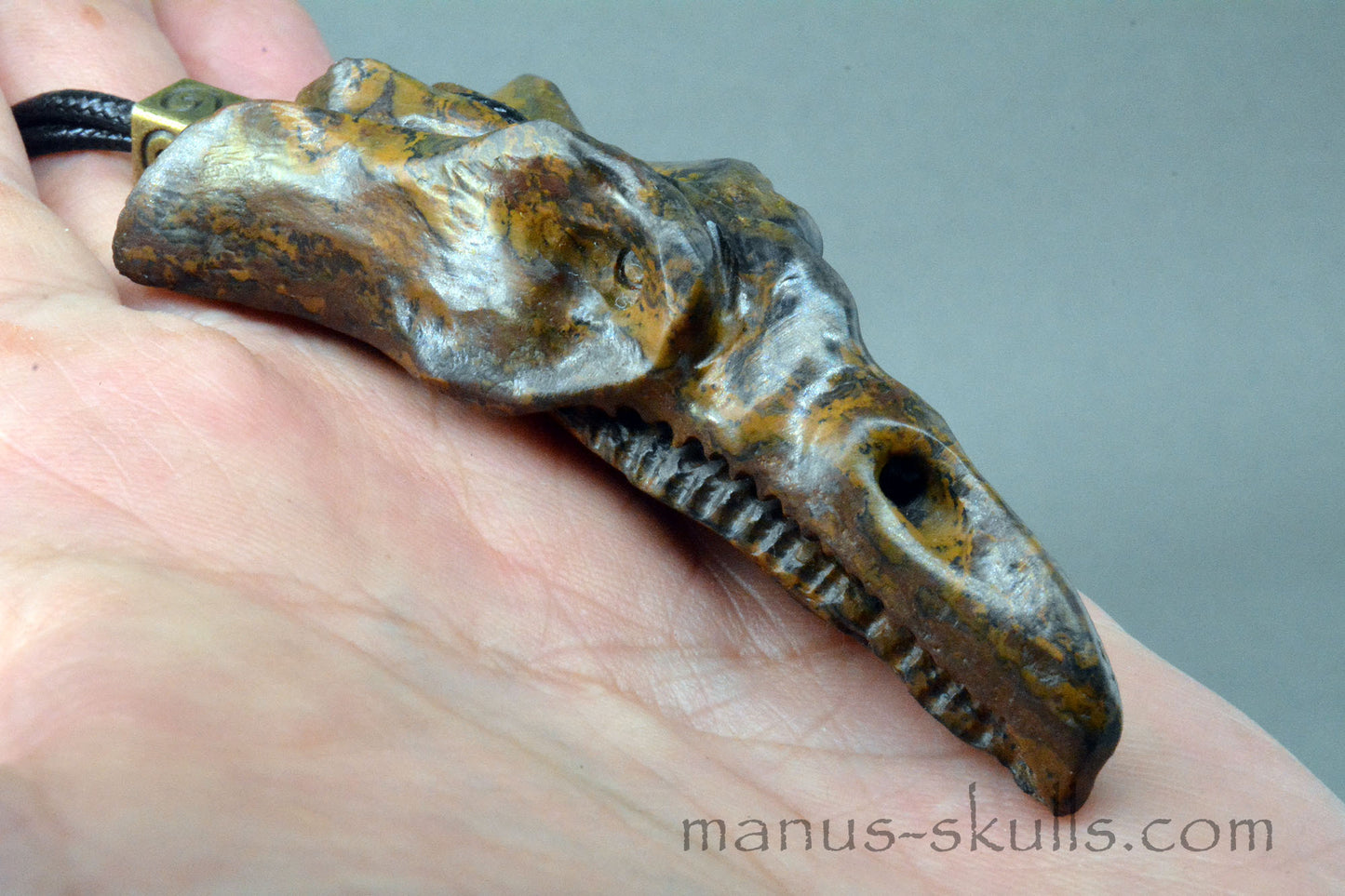 Stromatolite Dragon Pendant