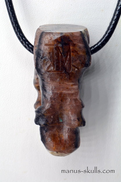 CHIASTOLITE Tribal pendant