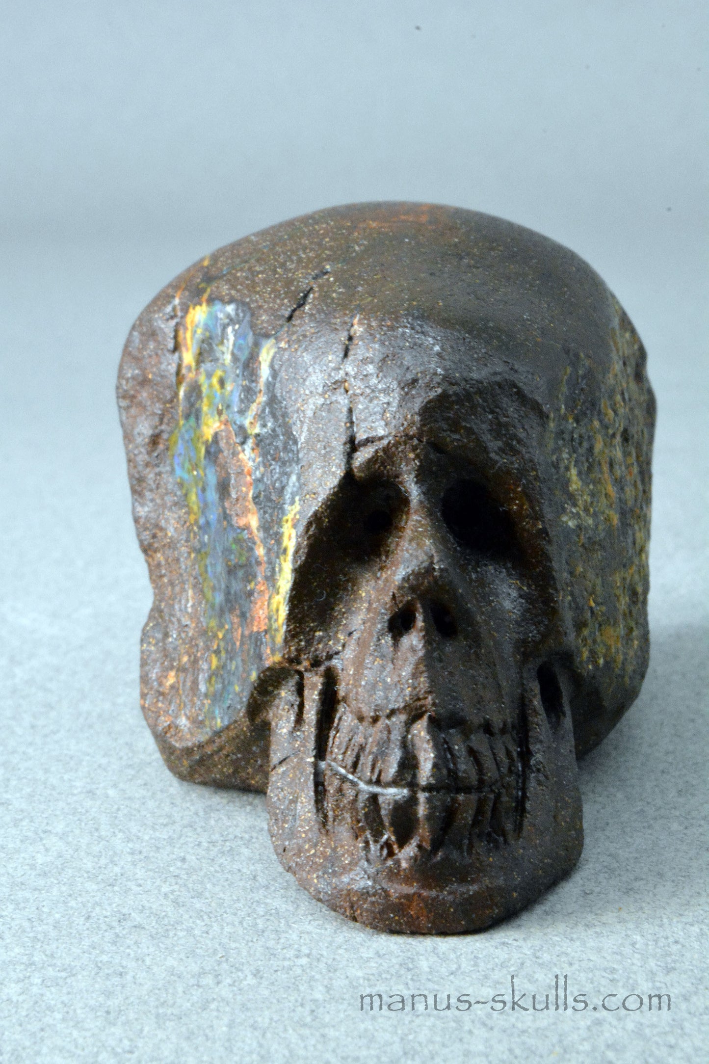 Boulder Opal Skull