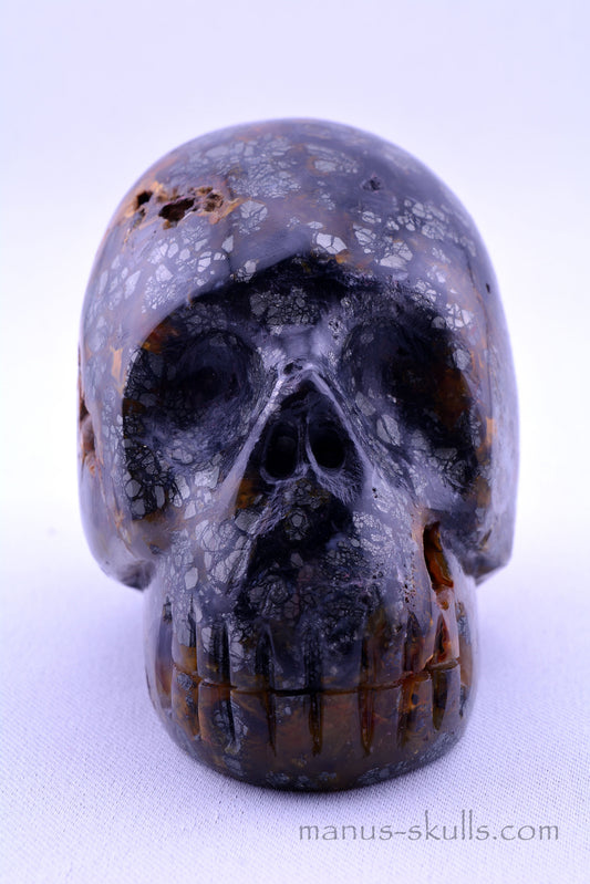 Marcasite / White IronPyrite Skull