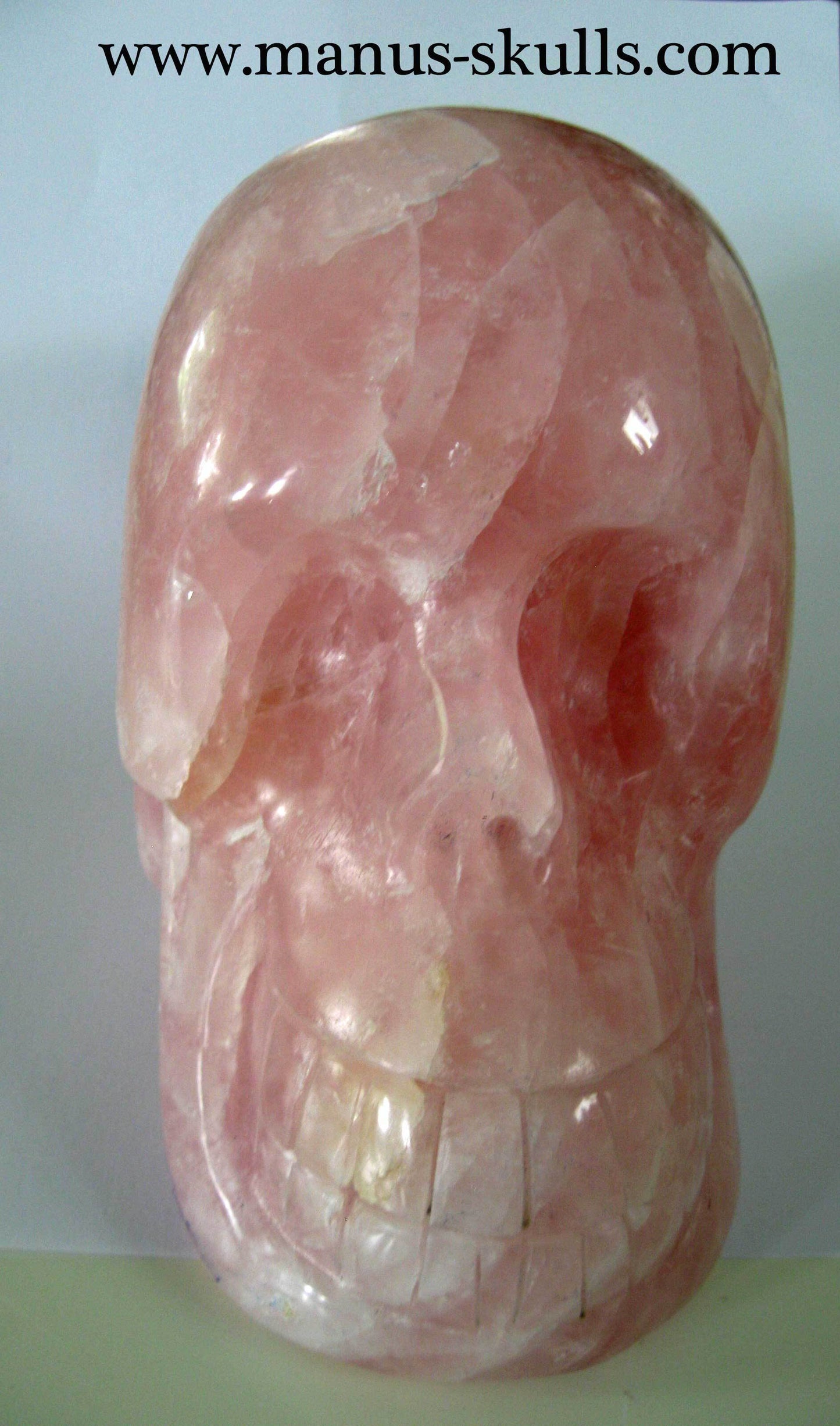 Rose Quartz Skull